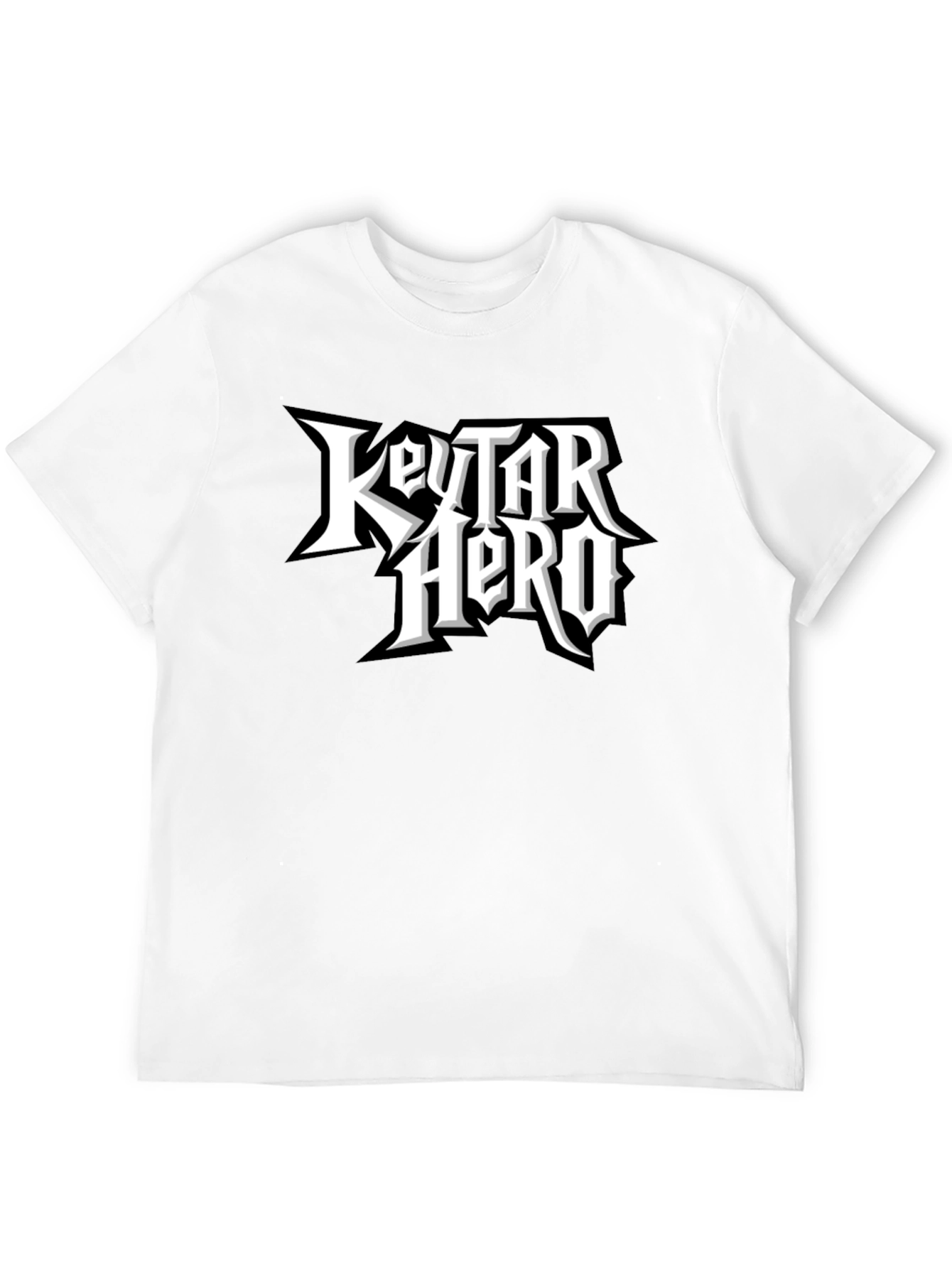 Keytar Hero Black T-Shirt - Music Gaming Tee
