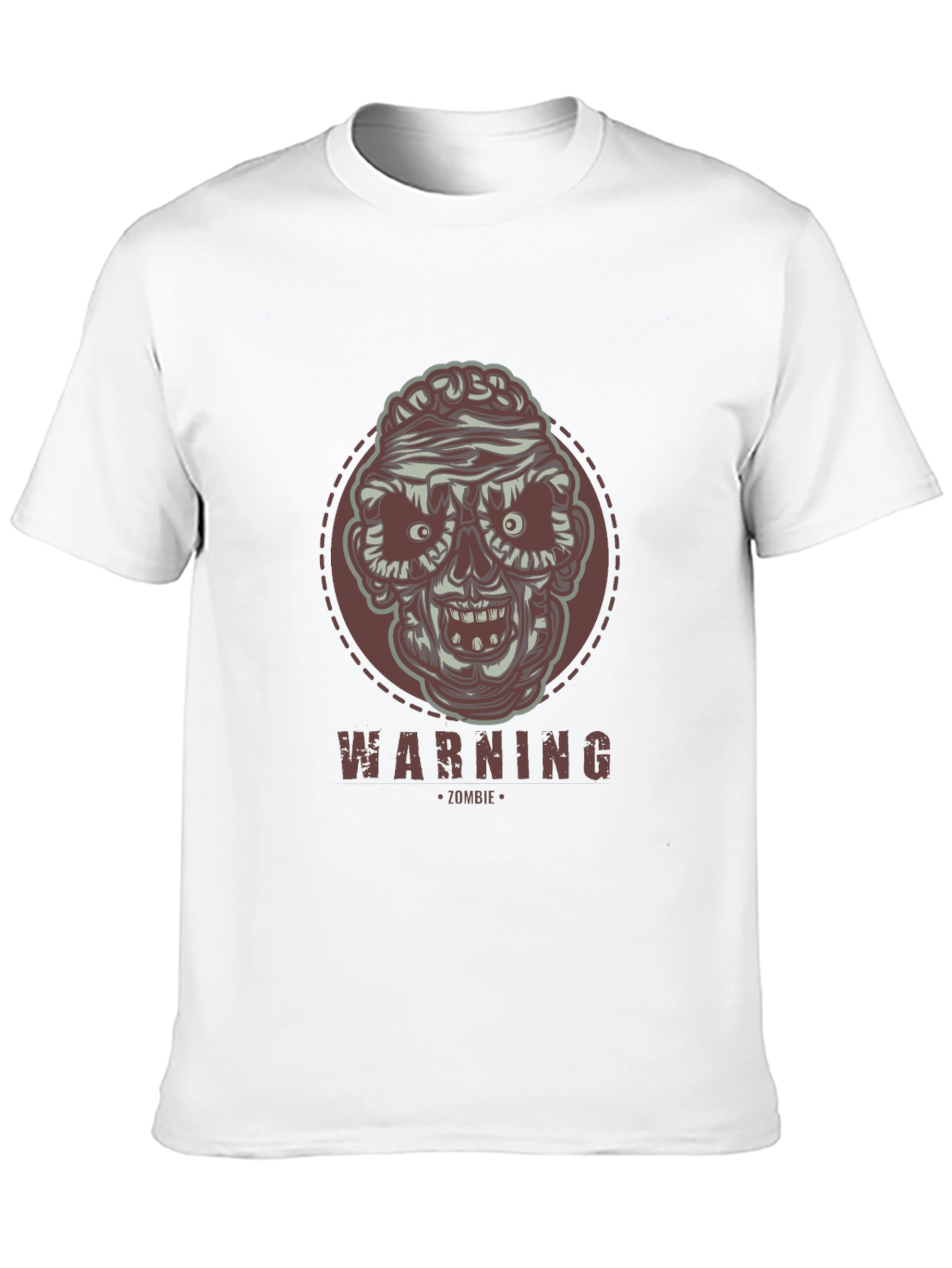 Warning Zombie T-Shirt - Undead Style