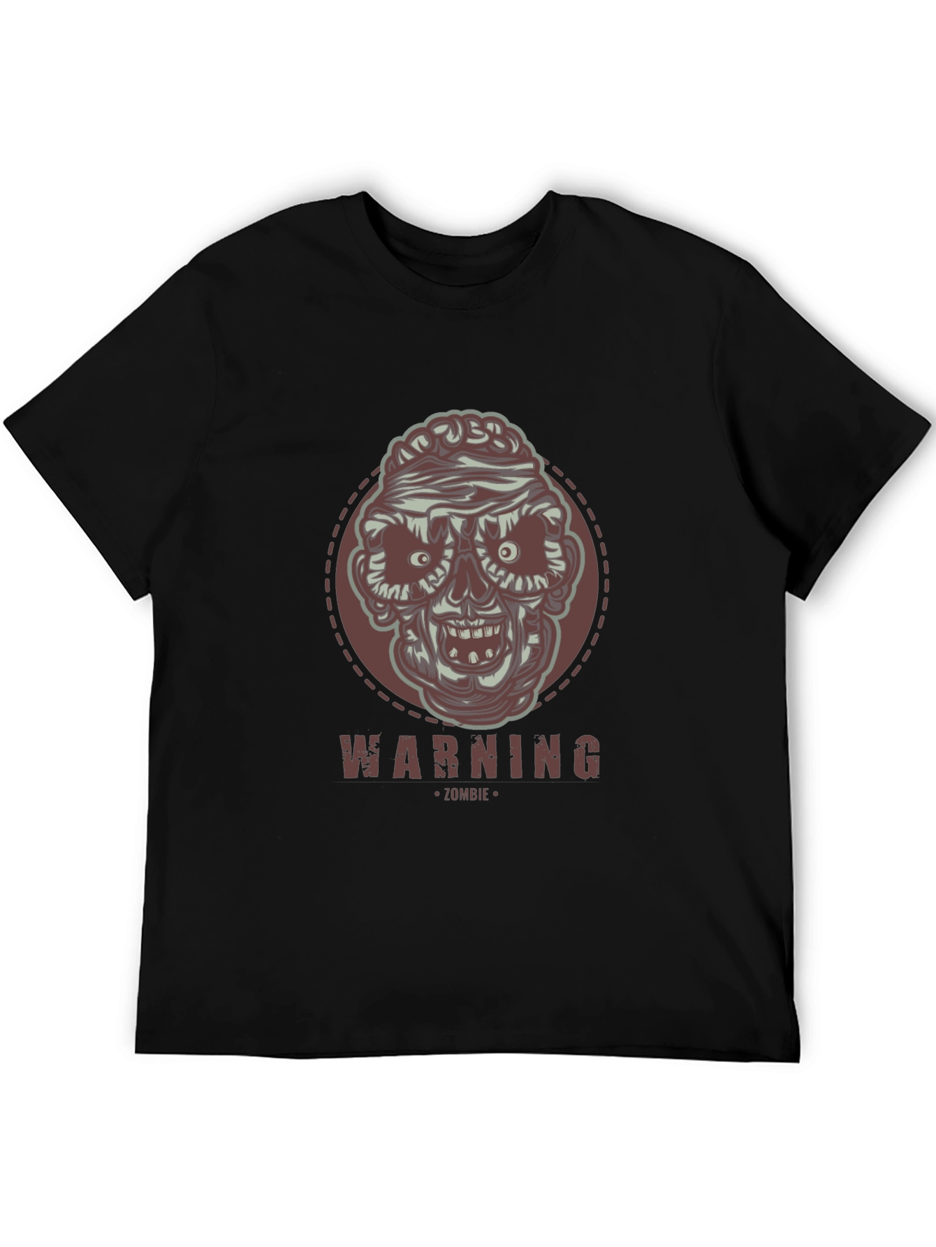 Warning Zombie T-Shirt - Undead Style