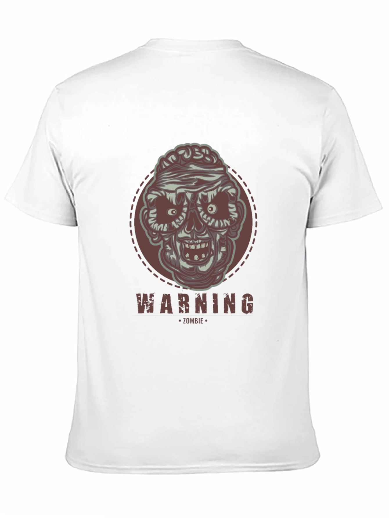 Warning Zombie T-Shirt - Undead Style
