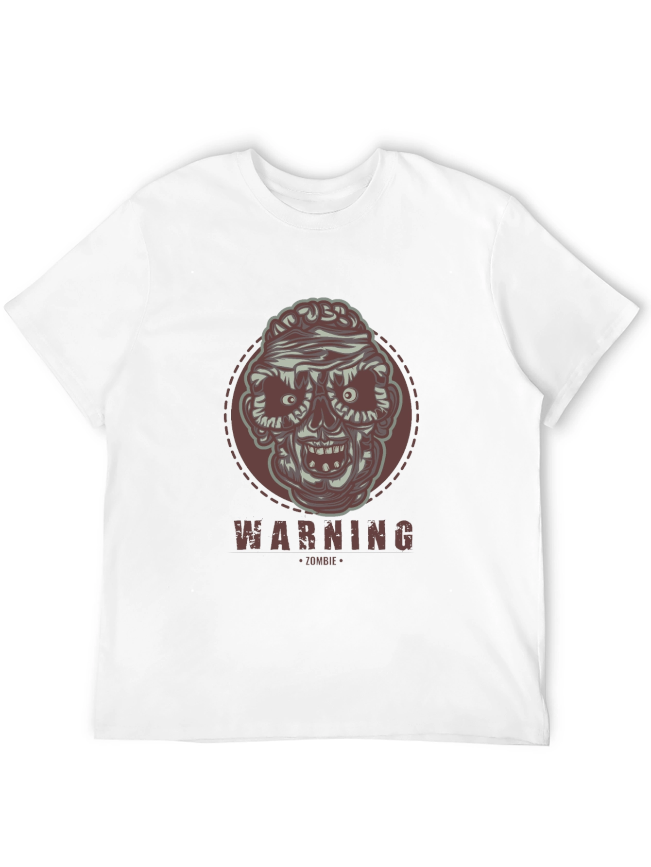 Warning Zombie T-Shirt - Undead Style