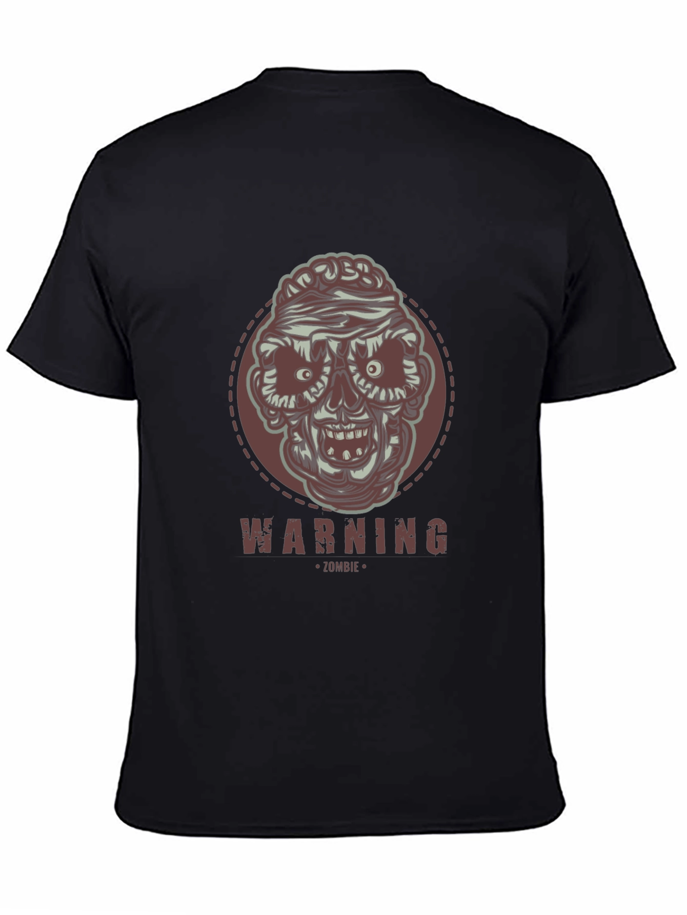 Warning Zombie T-Shirt - Undead Style