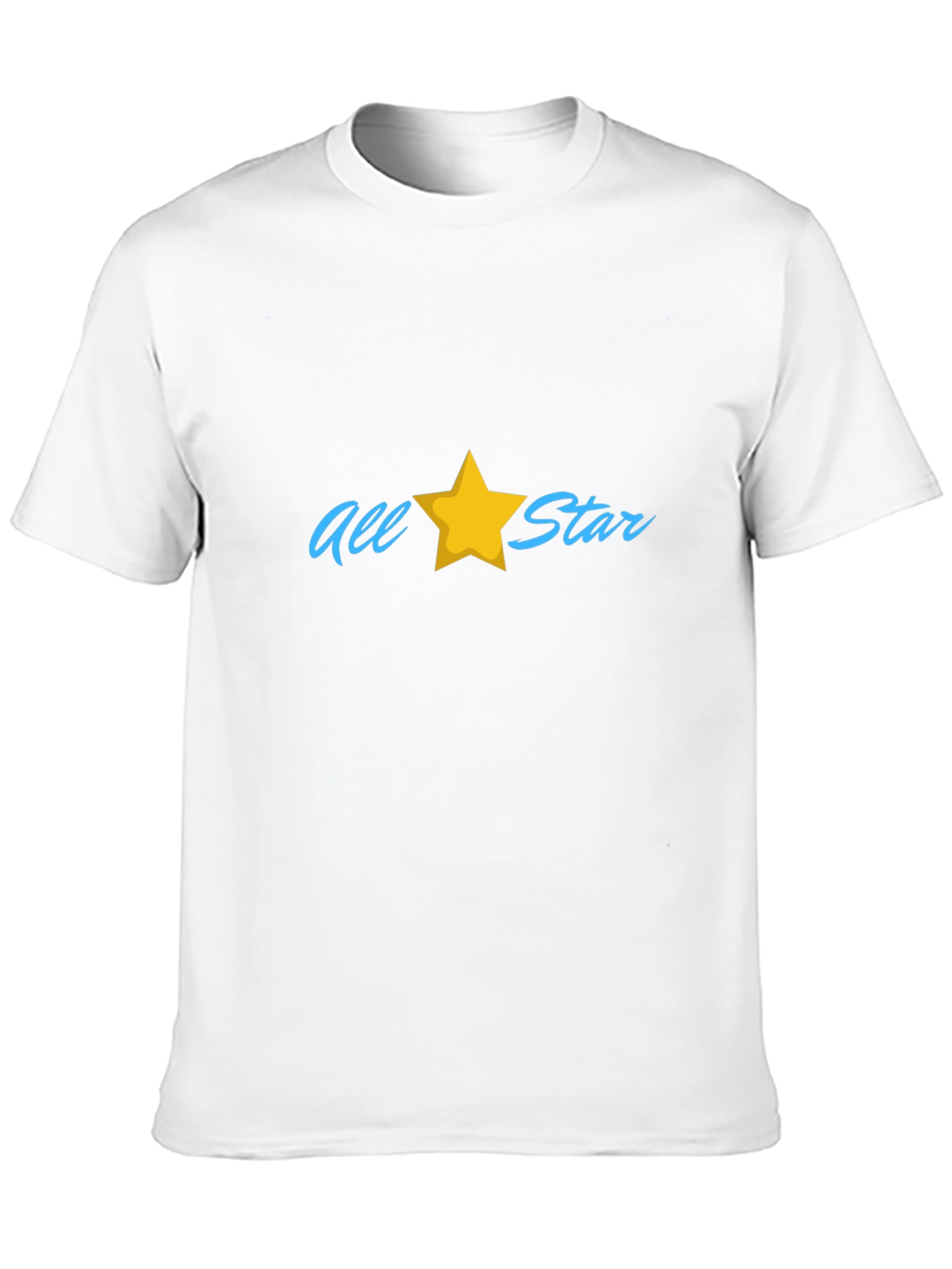 All Star Black Cotton T-Shirt