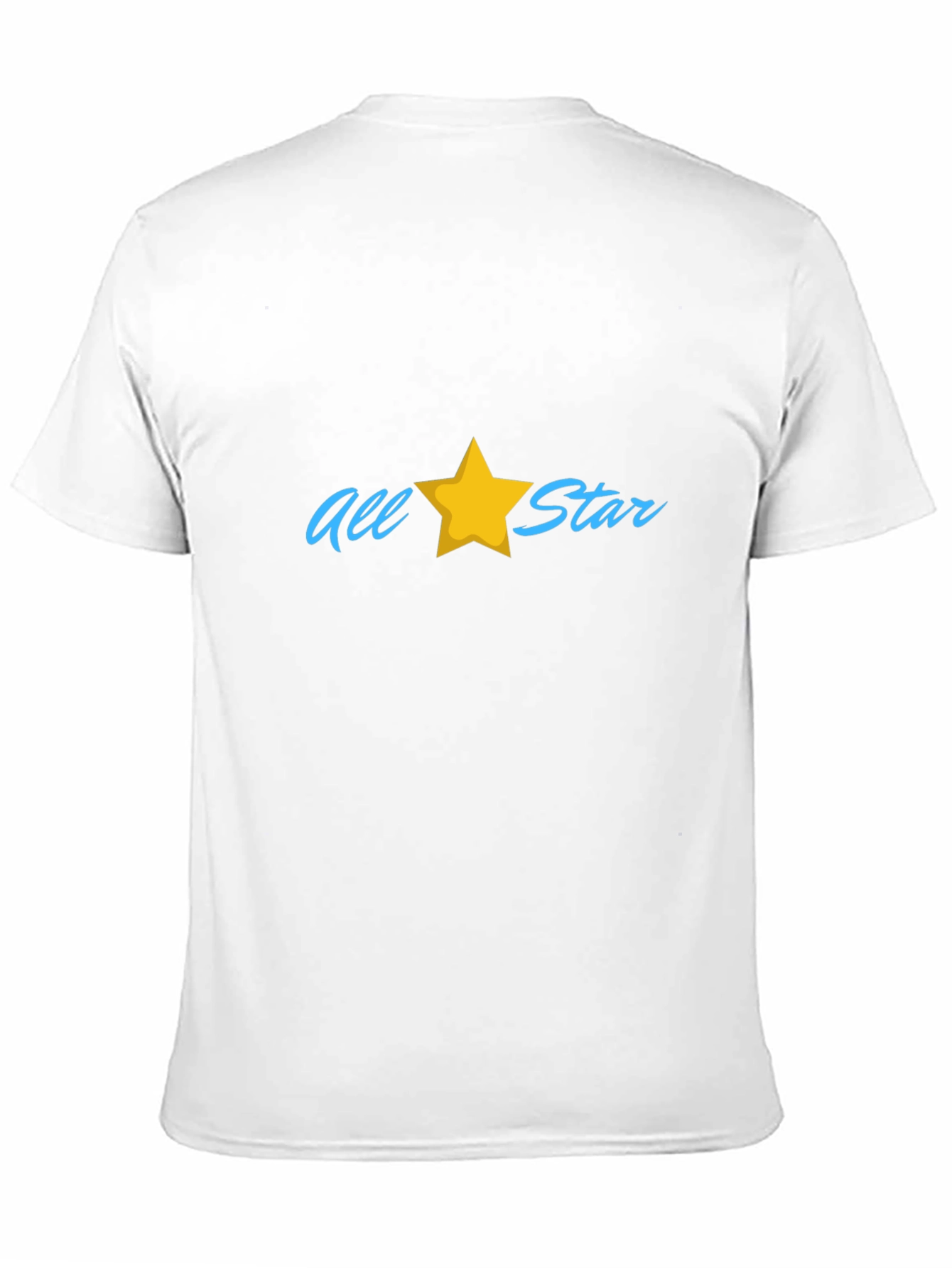 All Star Black Cotton T-Shirt
