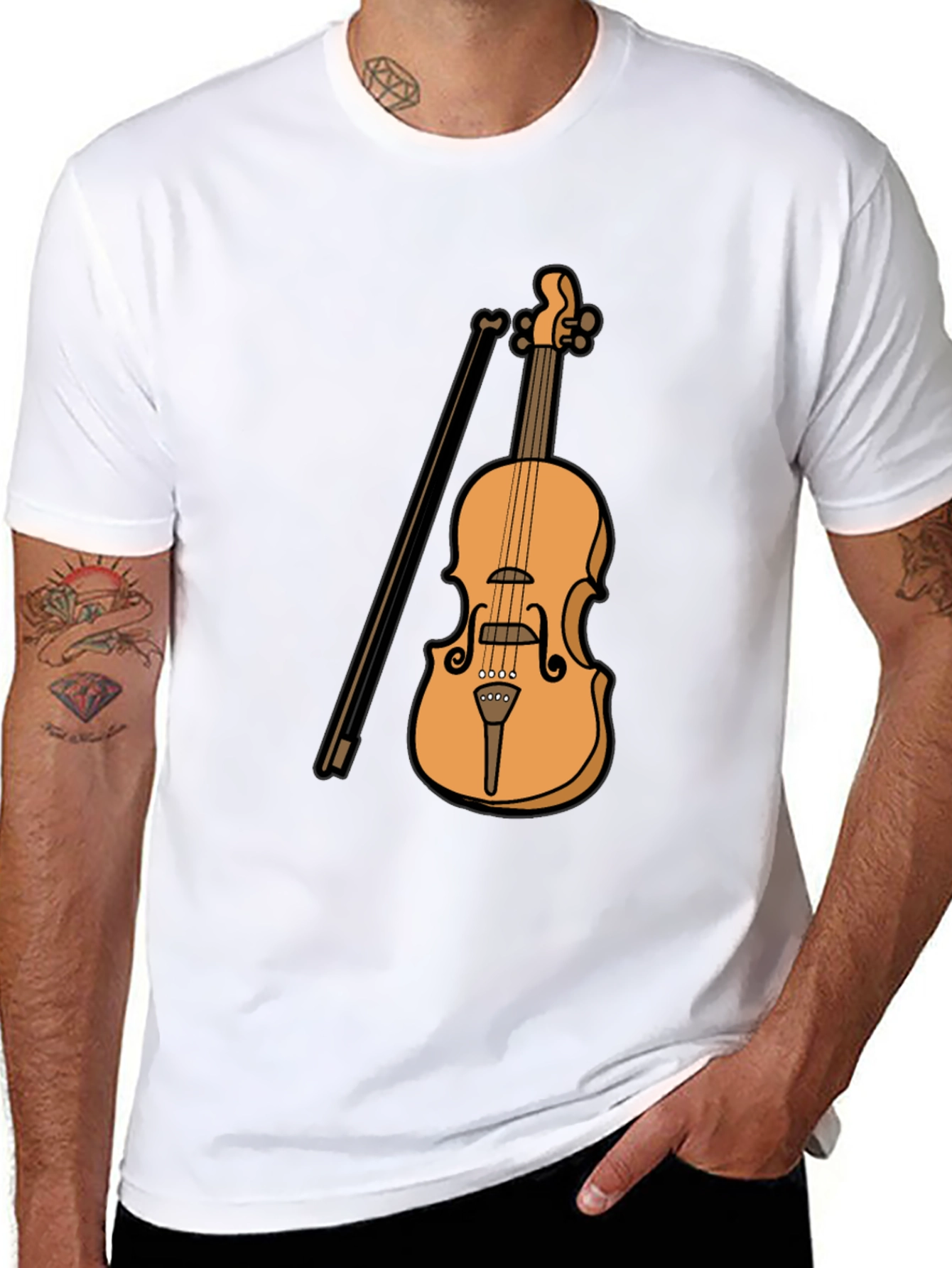 Violin T-Shirt - Music Lovers Tee