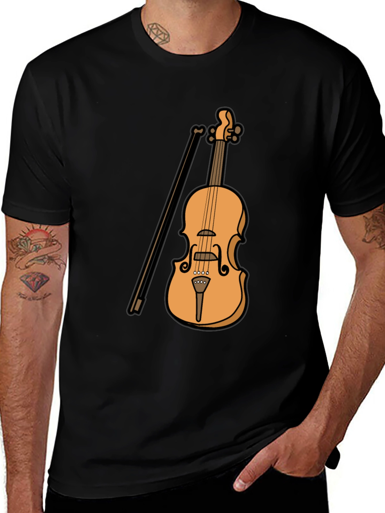 Violin T-Shirt - Music Lovers Tee