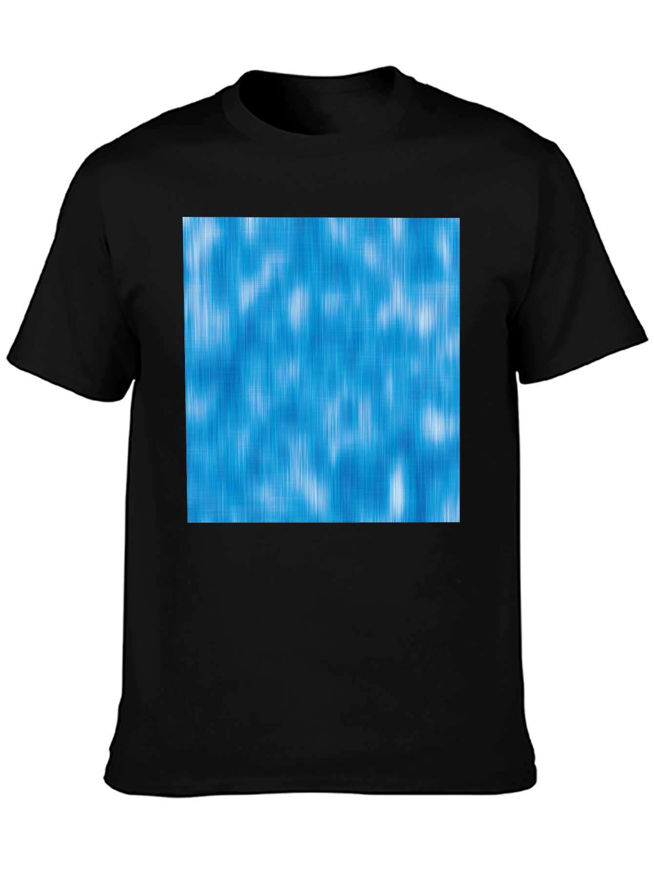 Abstract Blue Pattern T-Shirt