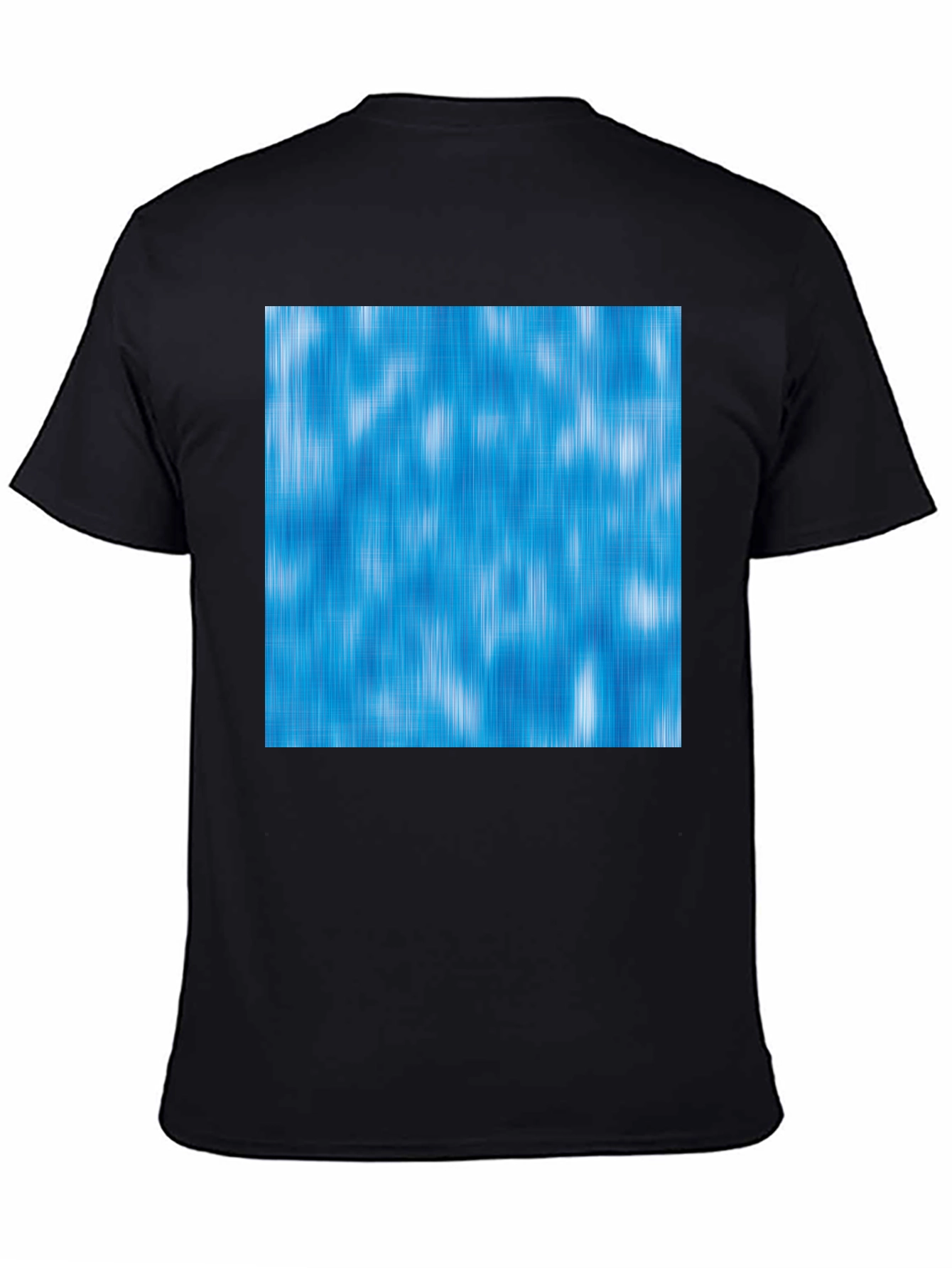 Abstract Blue Pattern T-Shirt