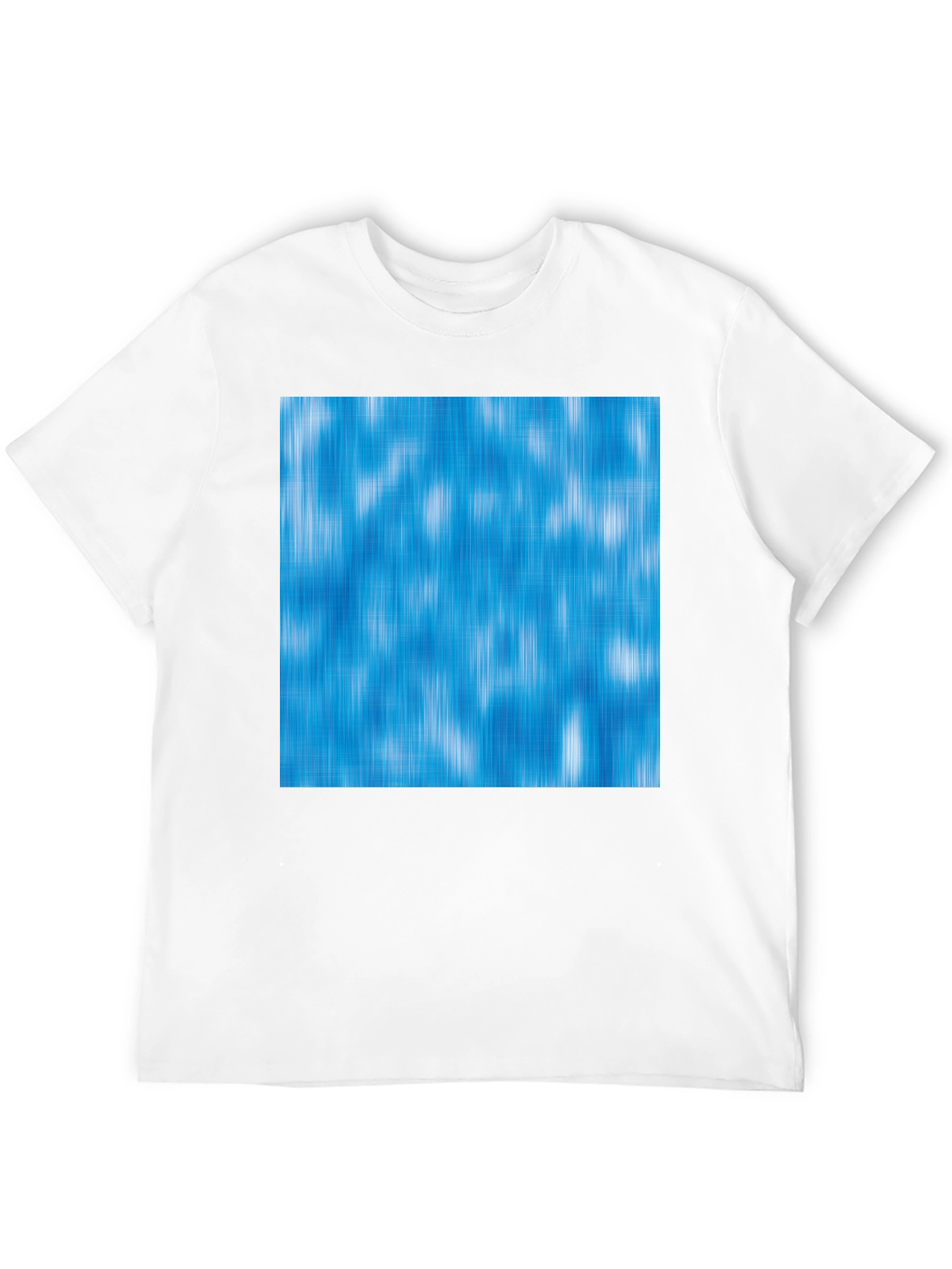 Abstract Blue Pattern T-Shirt