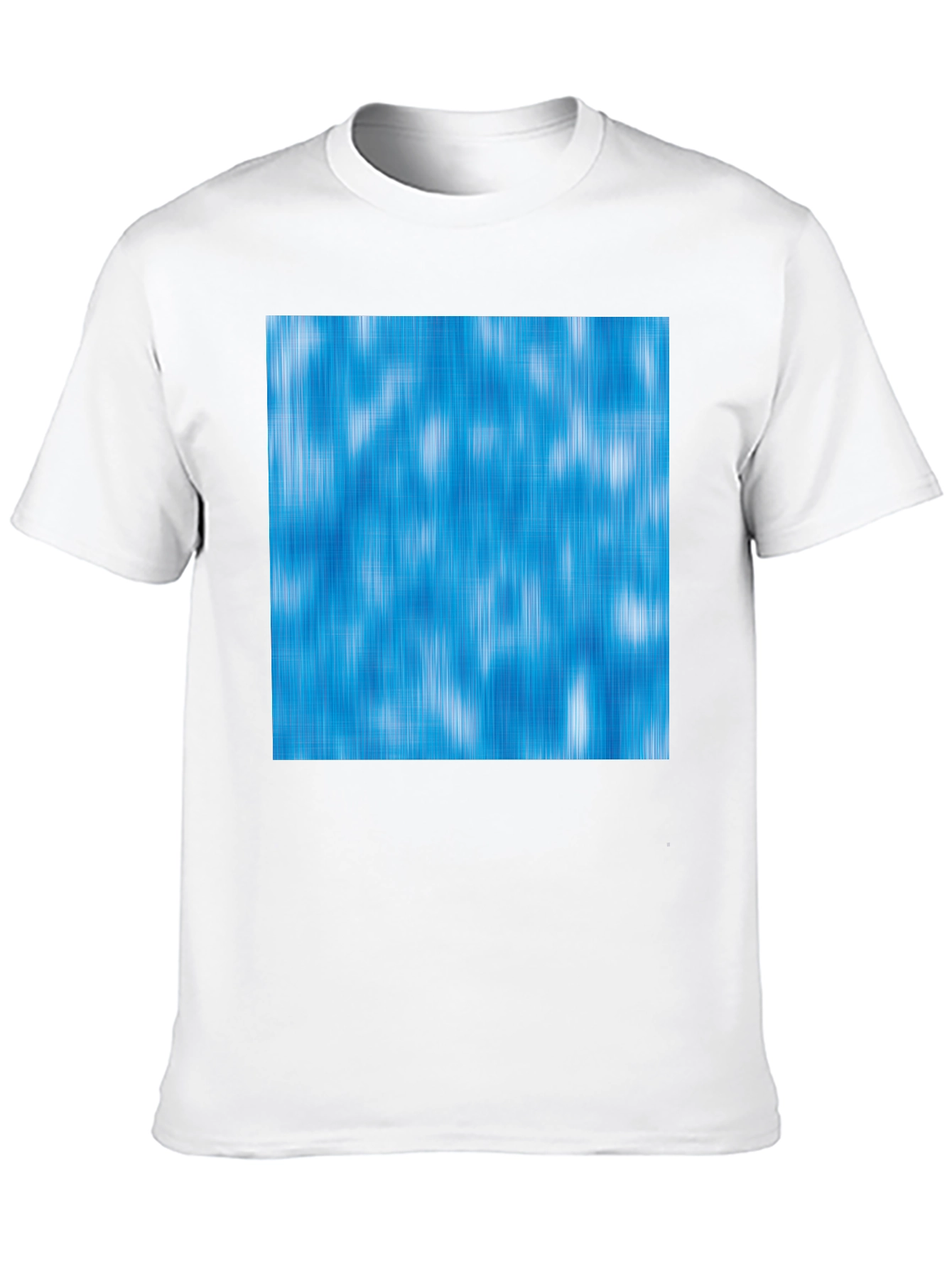 Abstract Blue Pattern T-Shirt