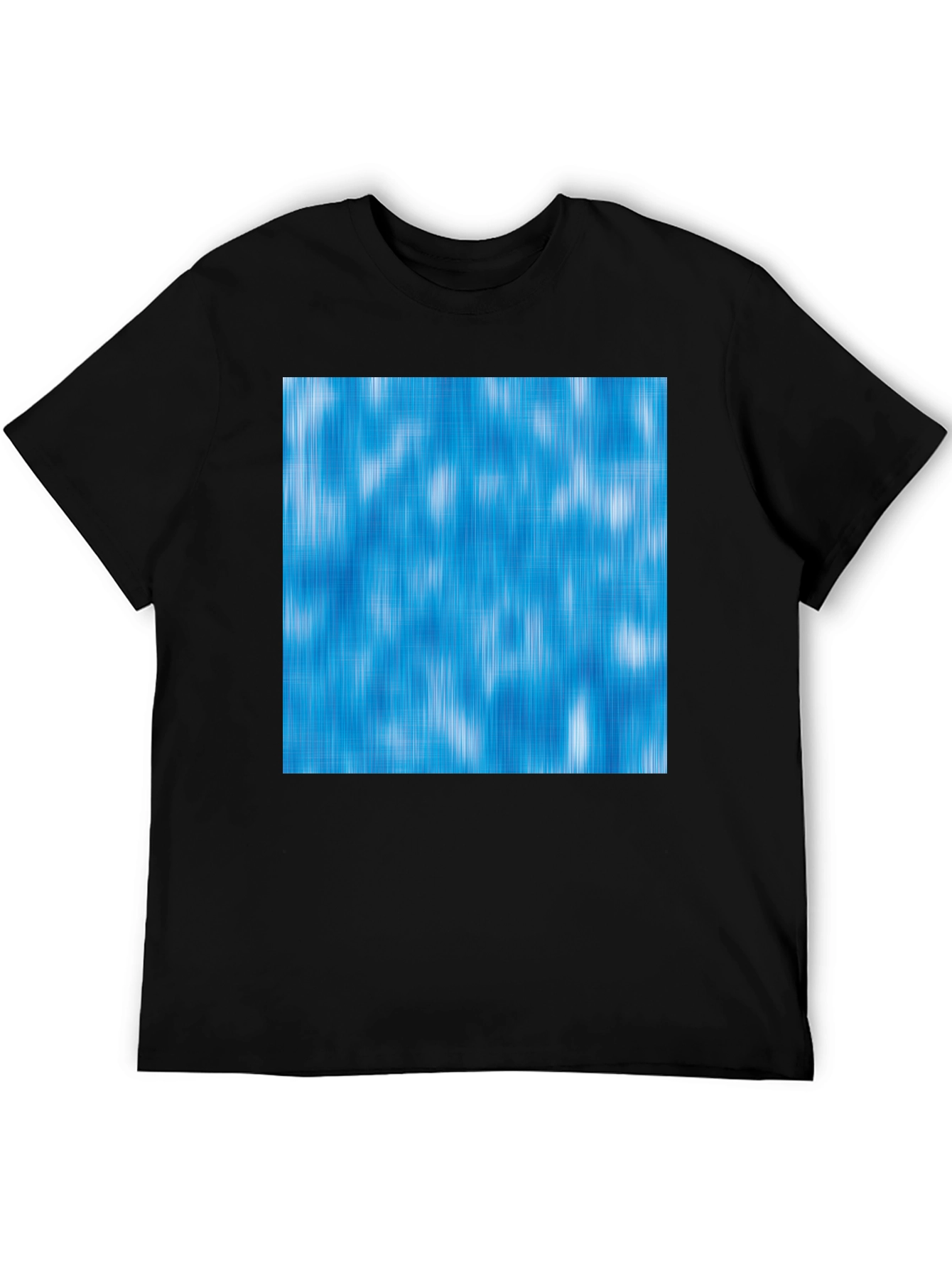 Abstract Blue Pattern T-Shirt