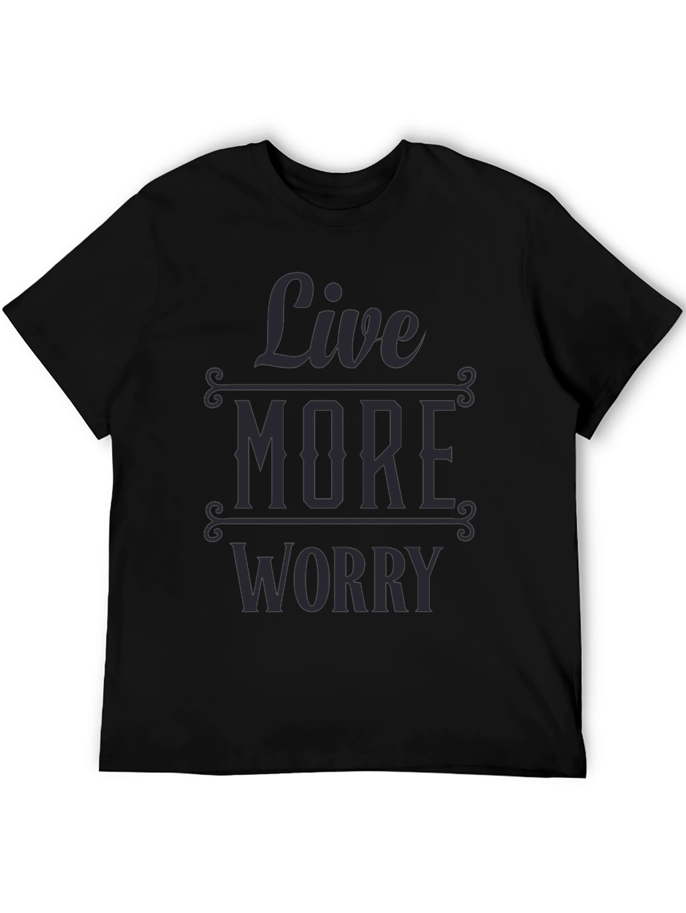 Live More Worry Less Graphic T-Shirt