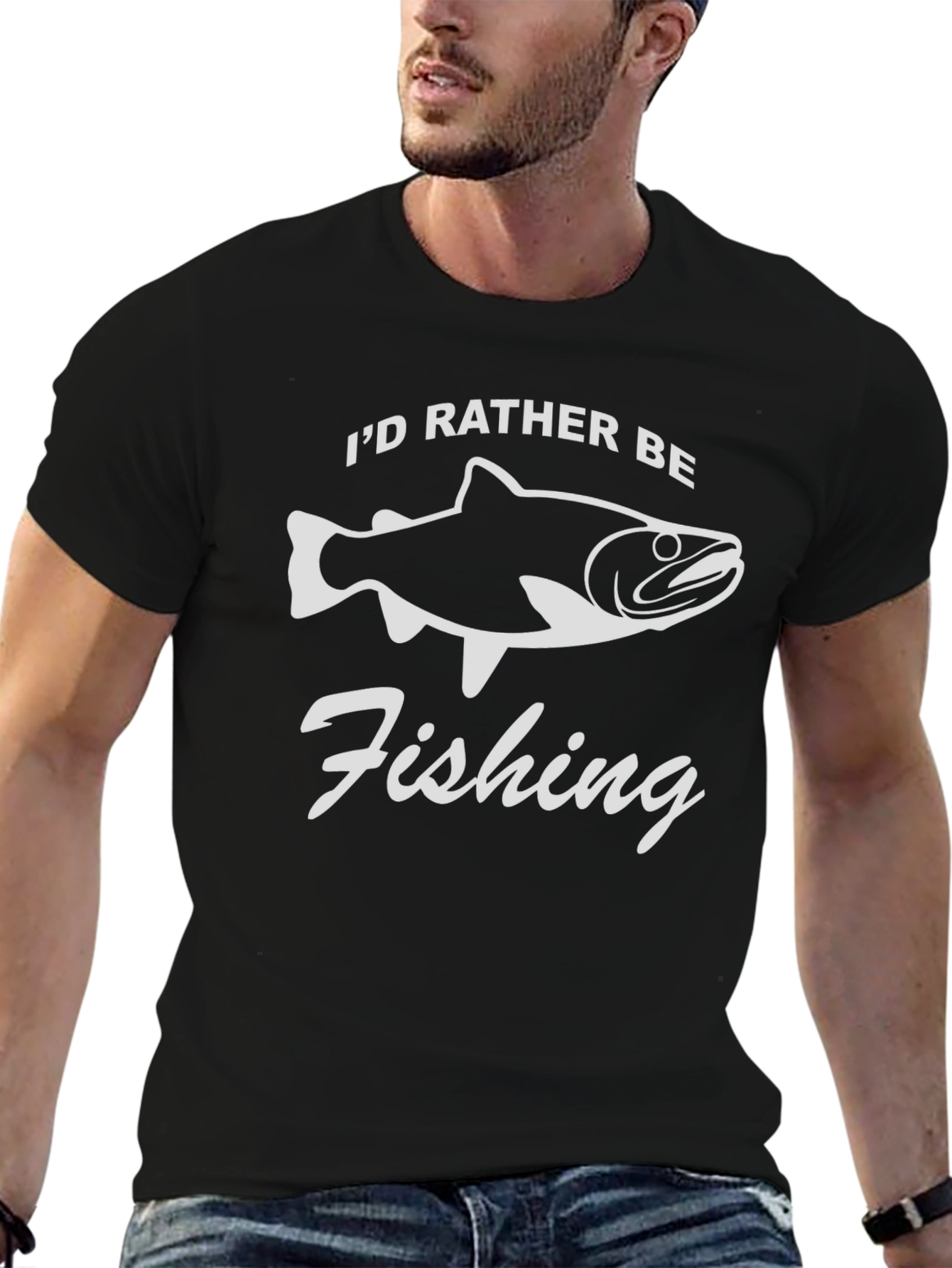 Id Rather Be Fishing Graphic Tee