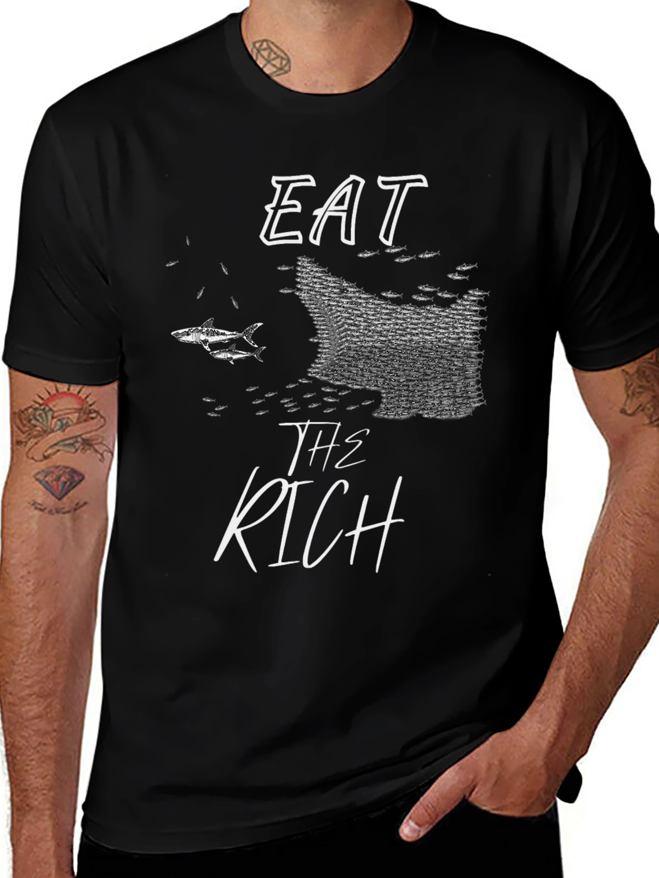 Eat The Rich Graphic T-Shirt
