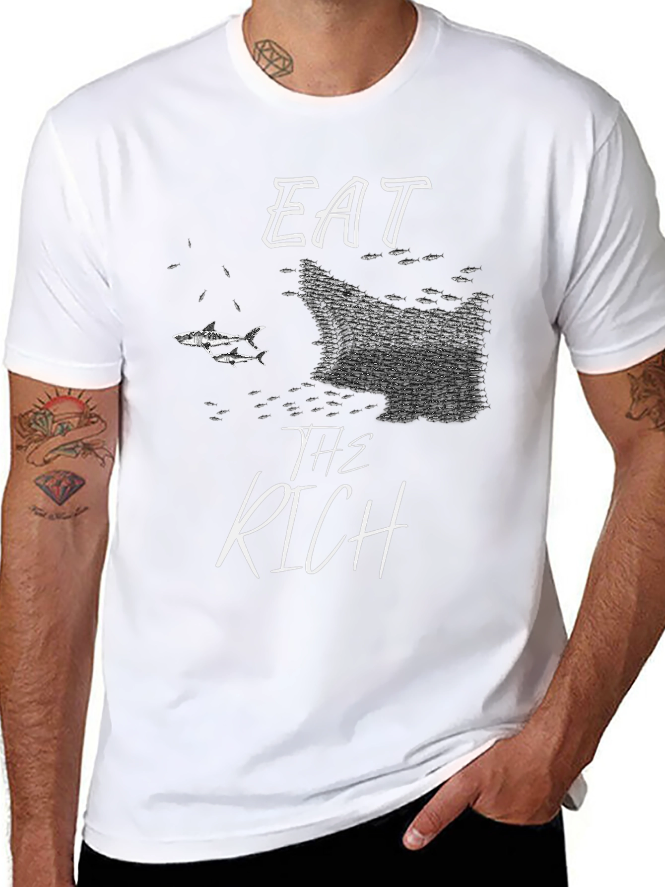 Eat The Rich Graphic T-Shirt