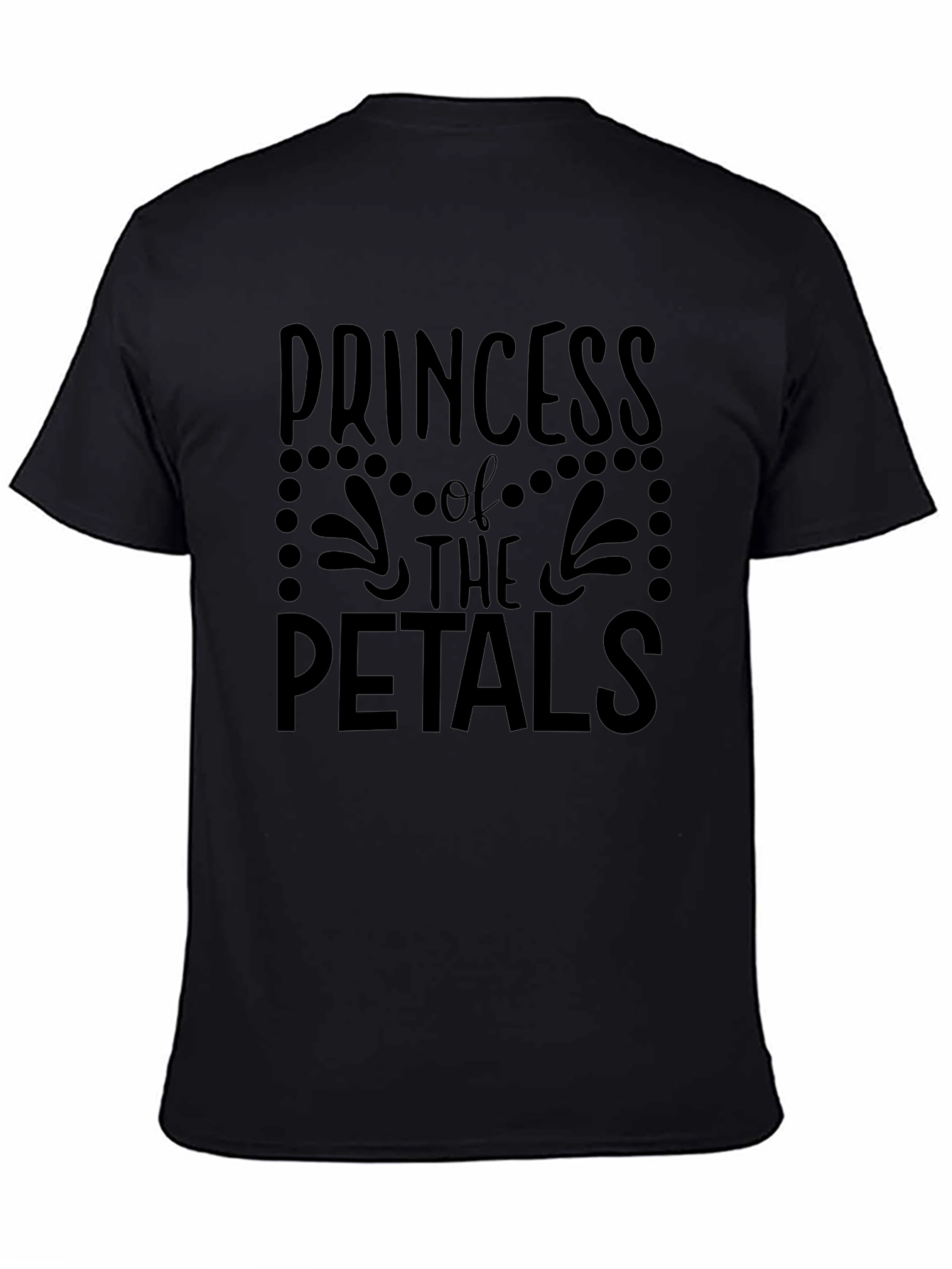 Princess of the Petals Black T-Shirt