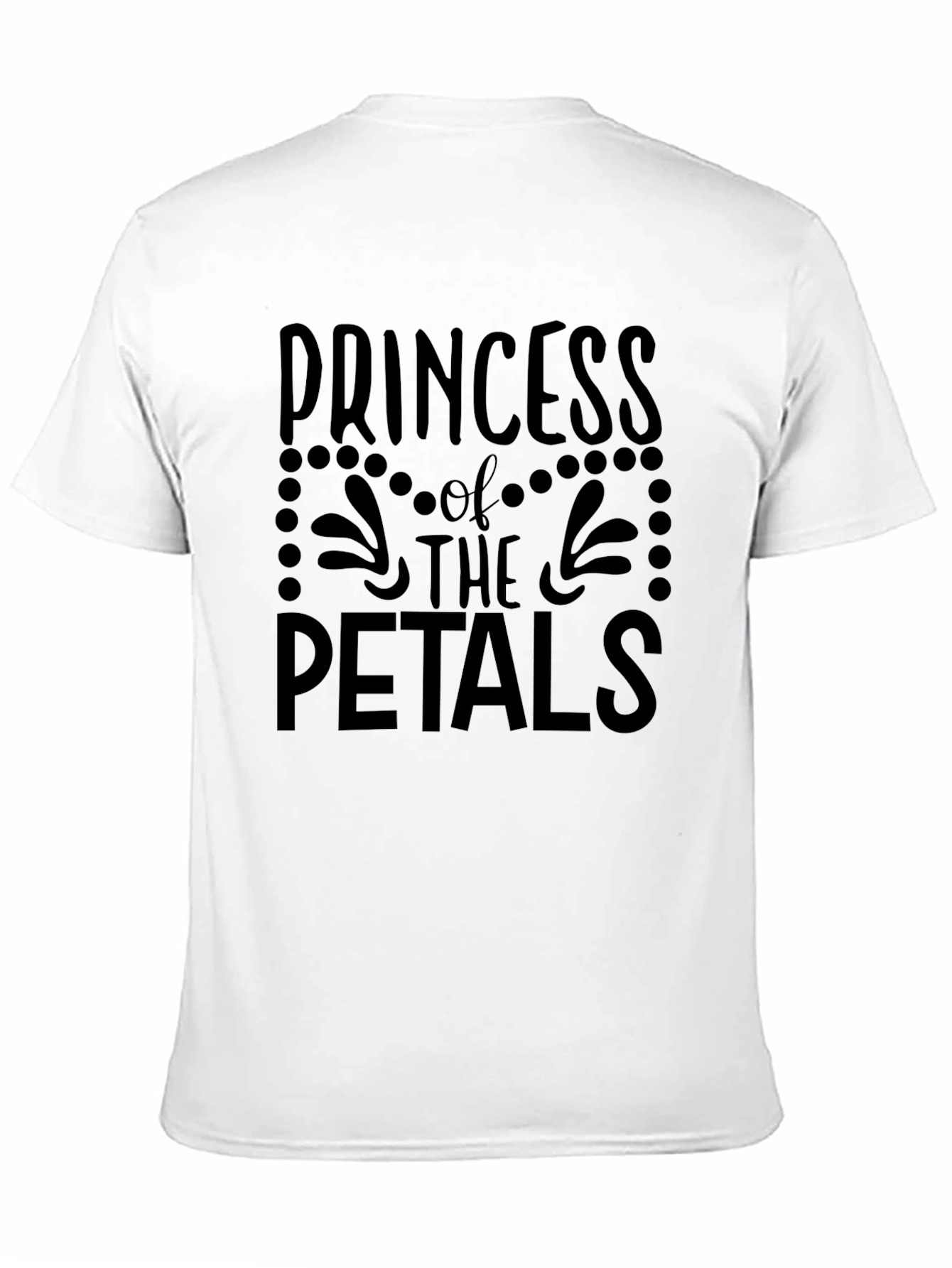Princess of the Petals Black T-Shirt