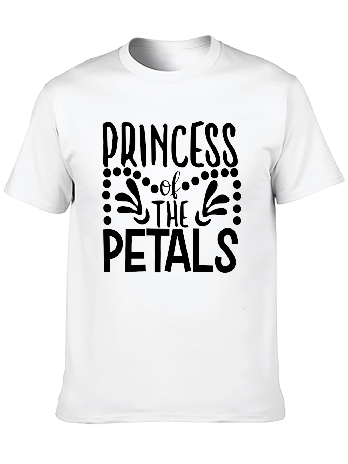 Princess of the Petals Black T-Shirt