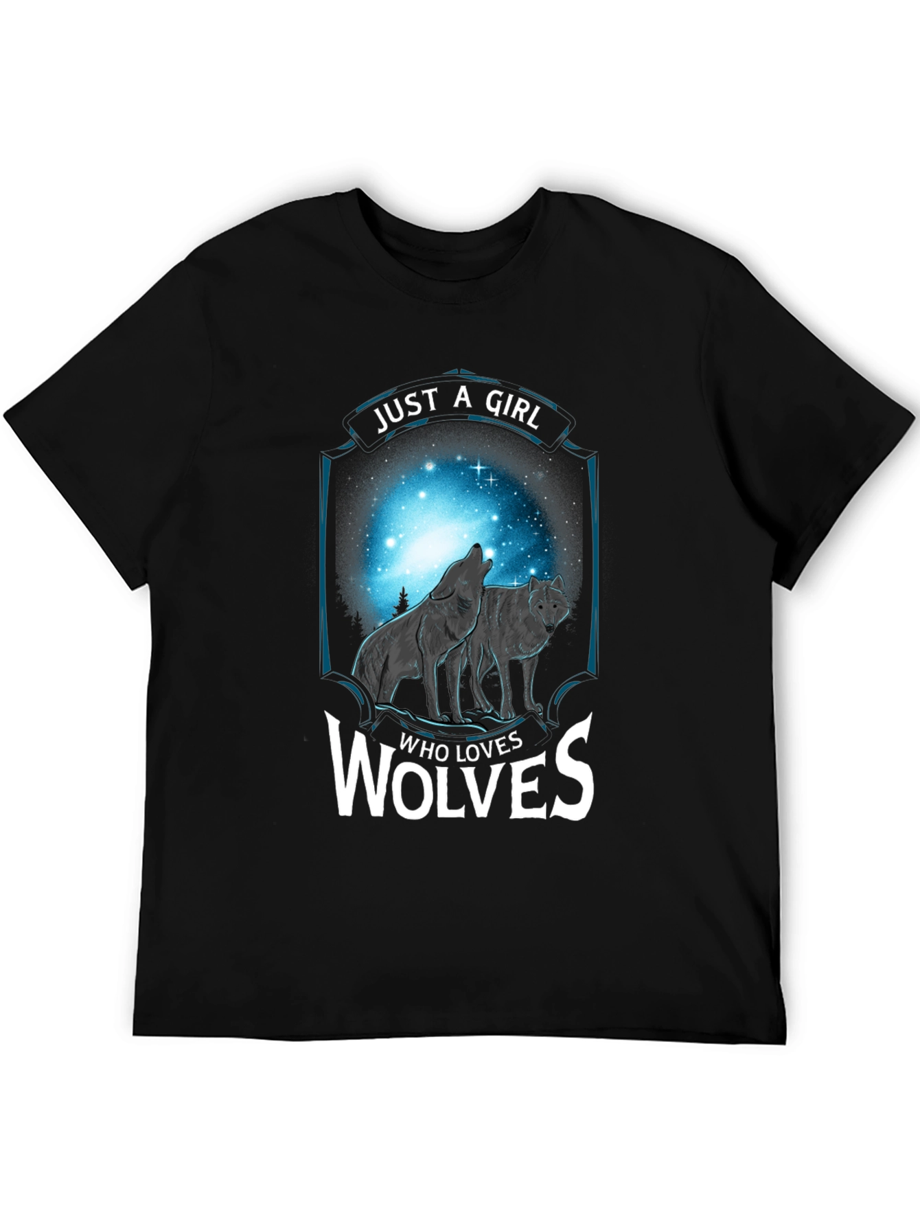 Just a Girl Who Loves Wolves T-Shirt