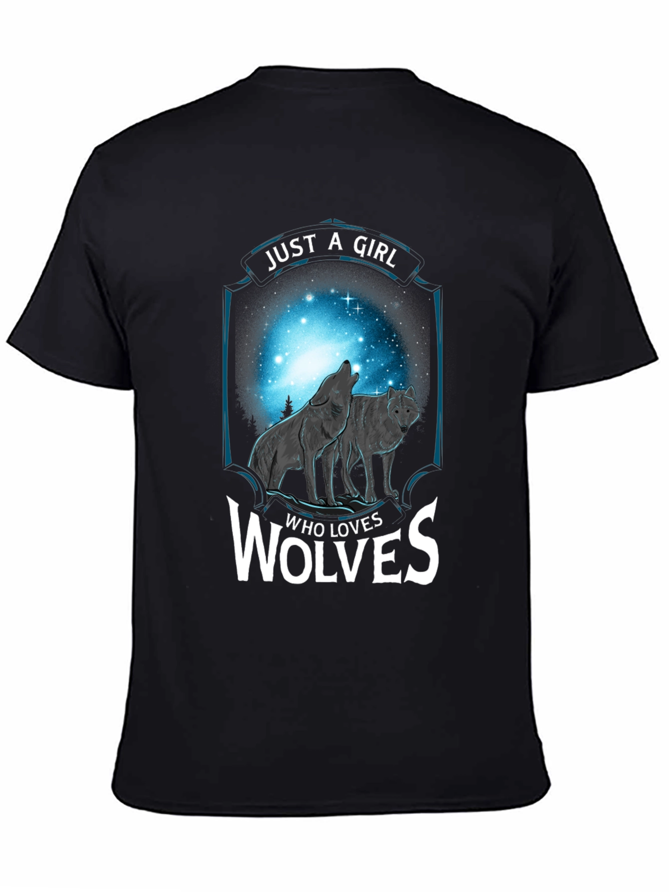 Just a Girl Who Loves Wolves T-Shirt