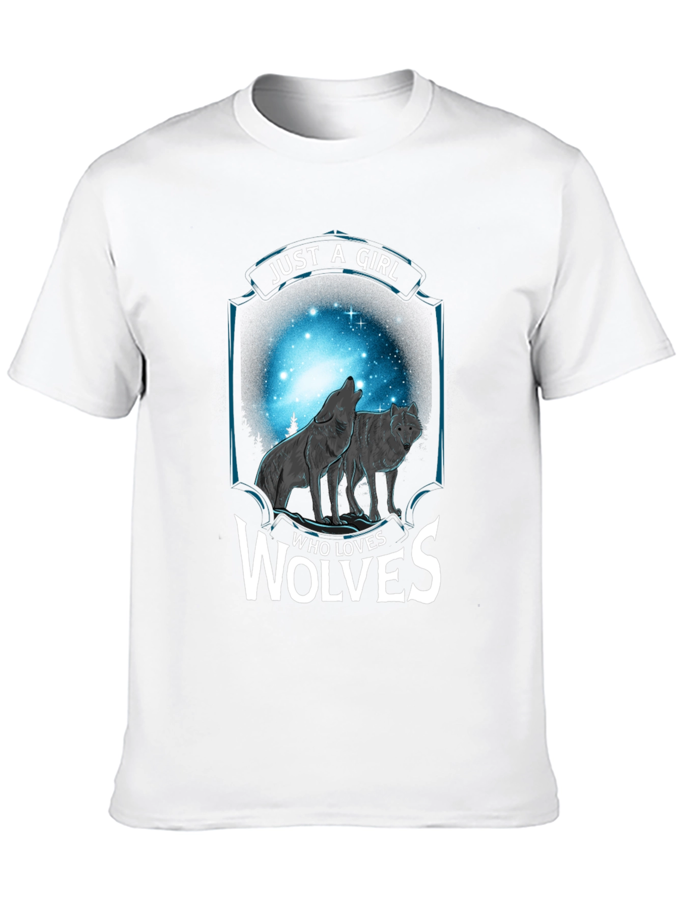 Just a Girl Who Loves Wolves T-Shirt