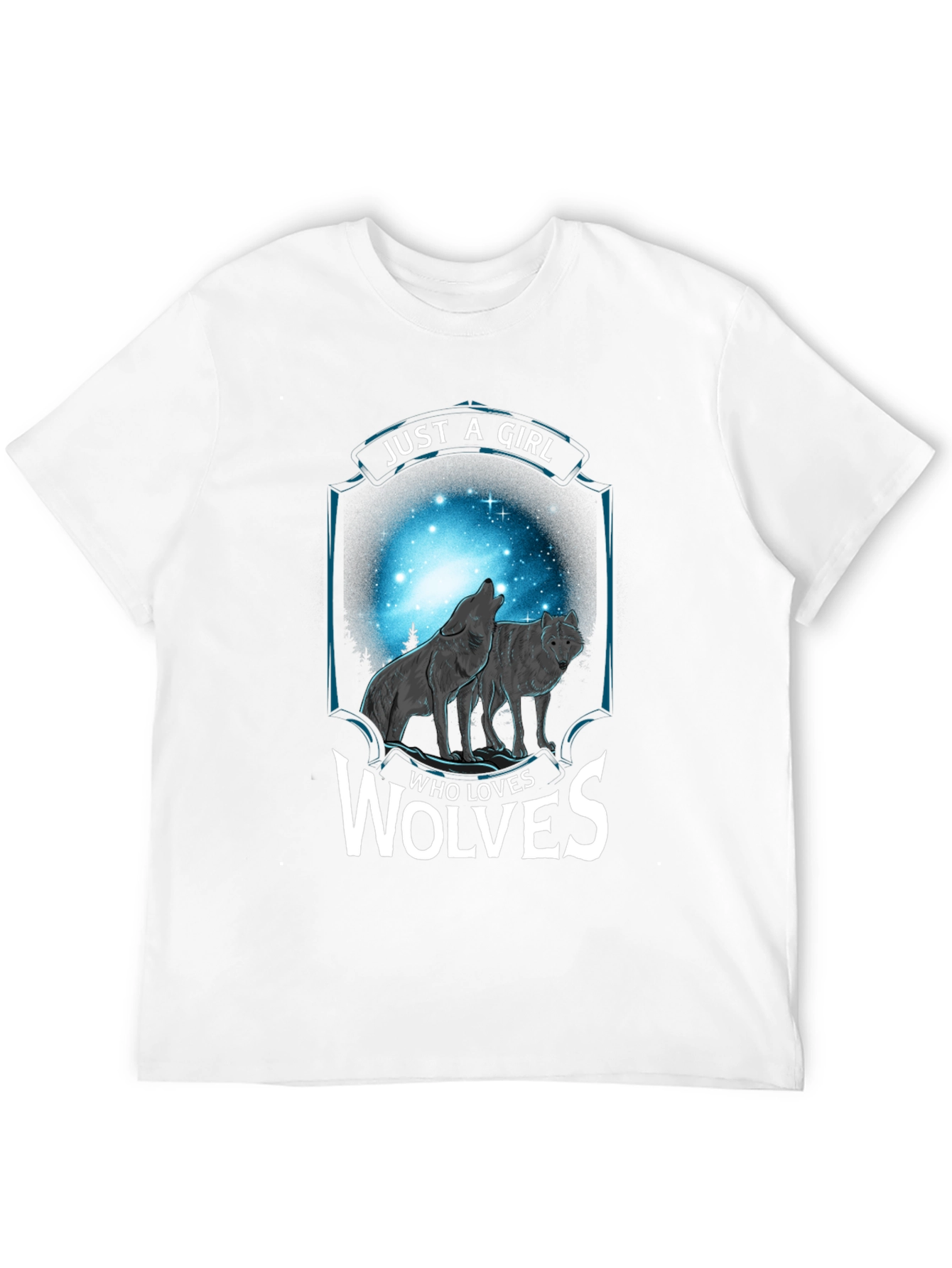 Just a Girl Who Loves Wolves T-Shirt