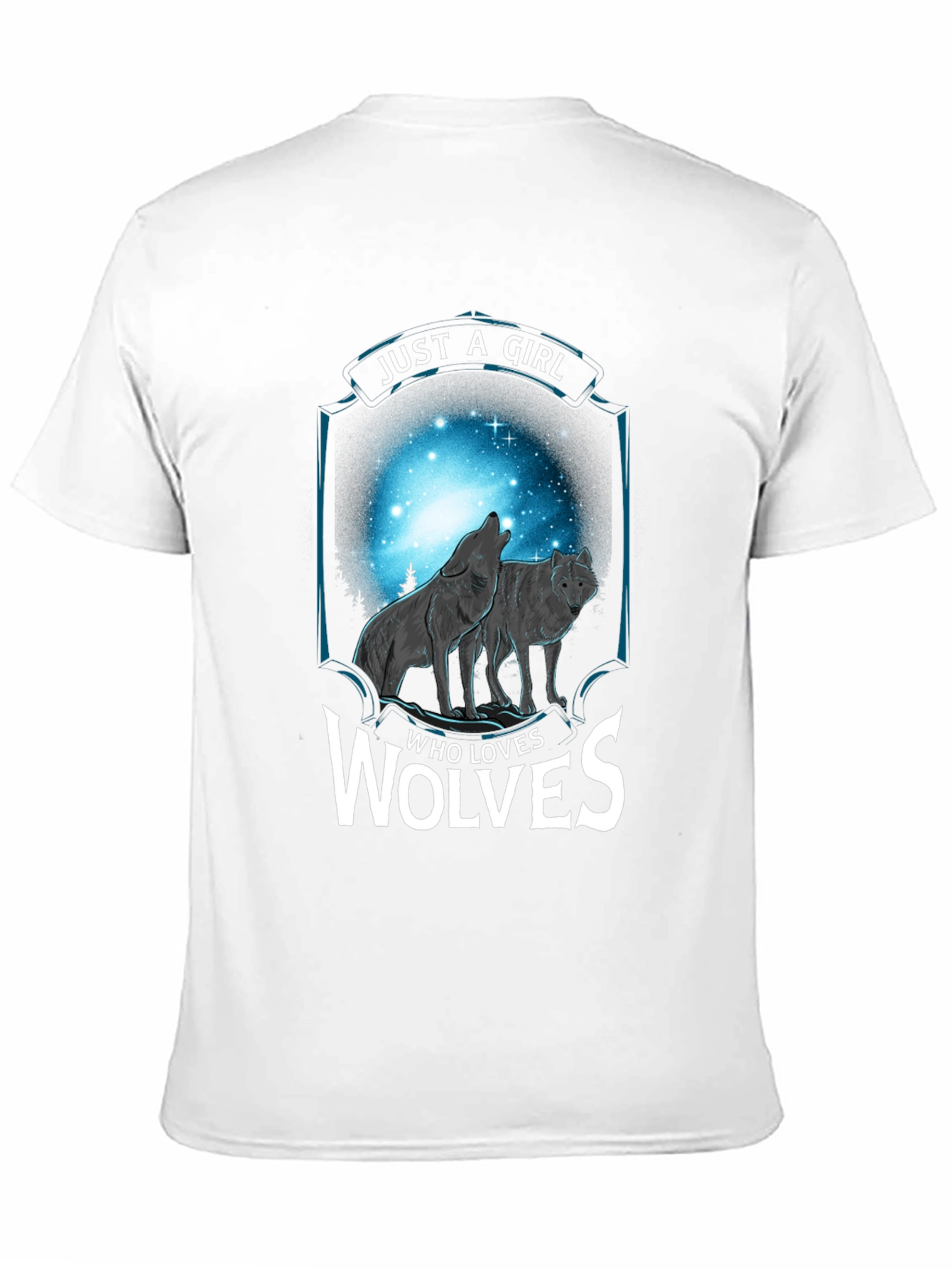 Just a Girl Who Loves Wolves T-Shirt