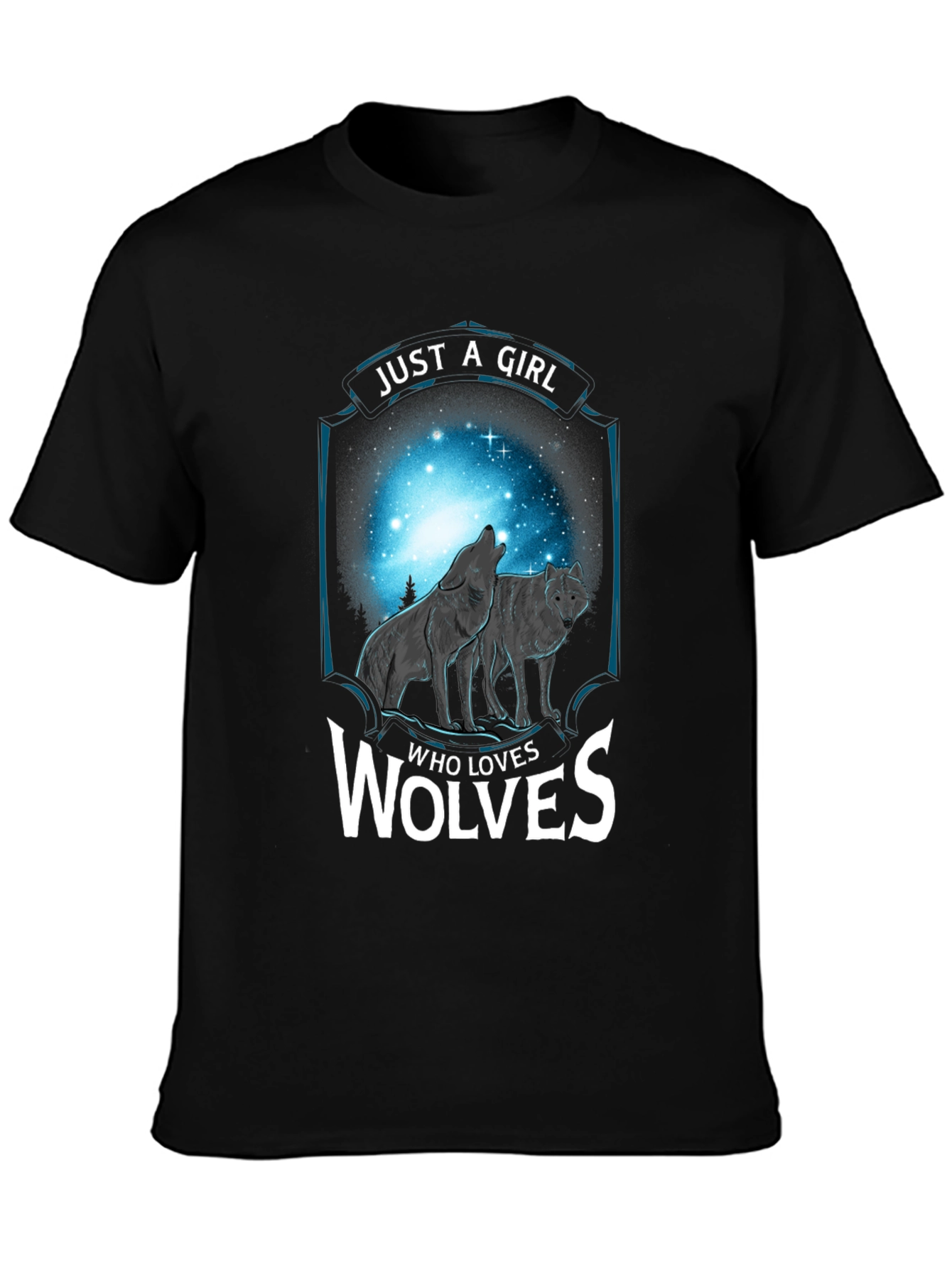 Just a Girl Who Loves Wolves T-Shirt