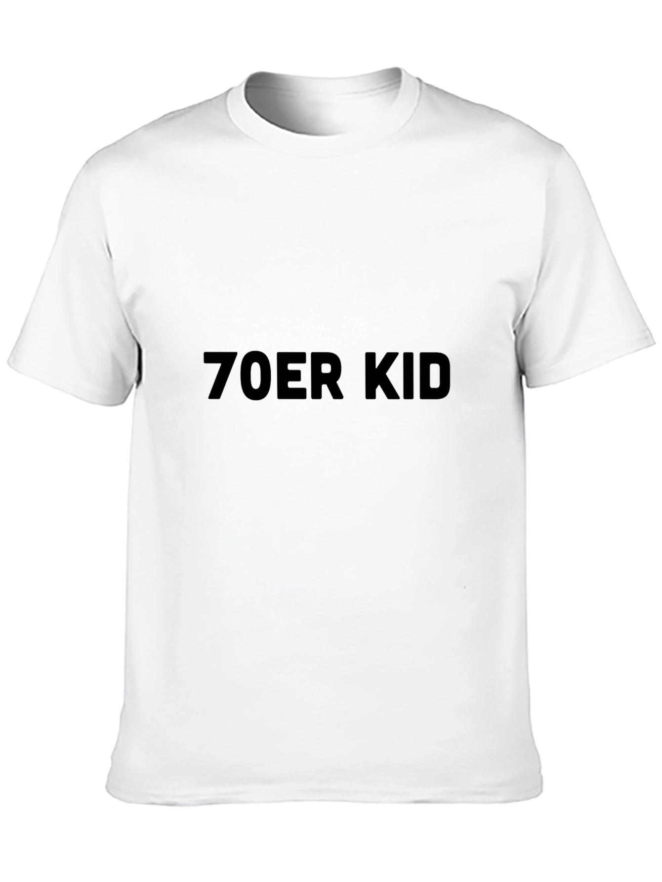 70er Kid Black Graphic T-Shirt