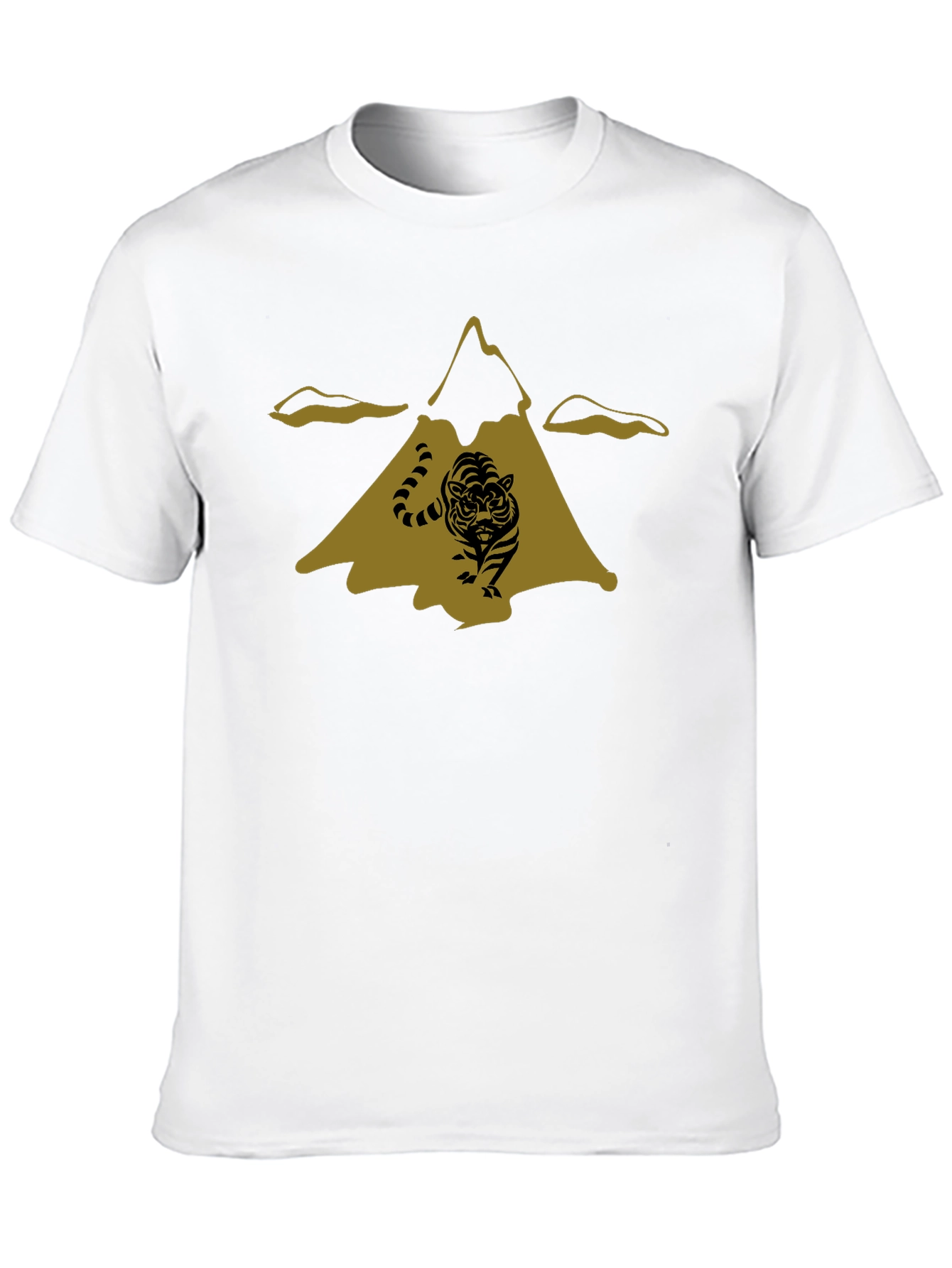 Mountain Tiger Black T-Shirt