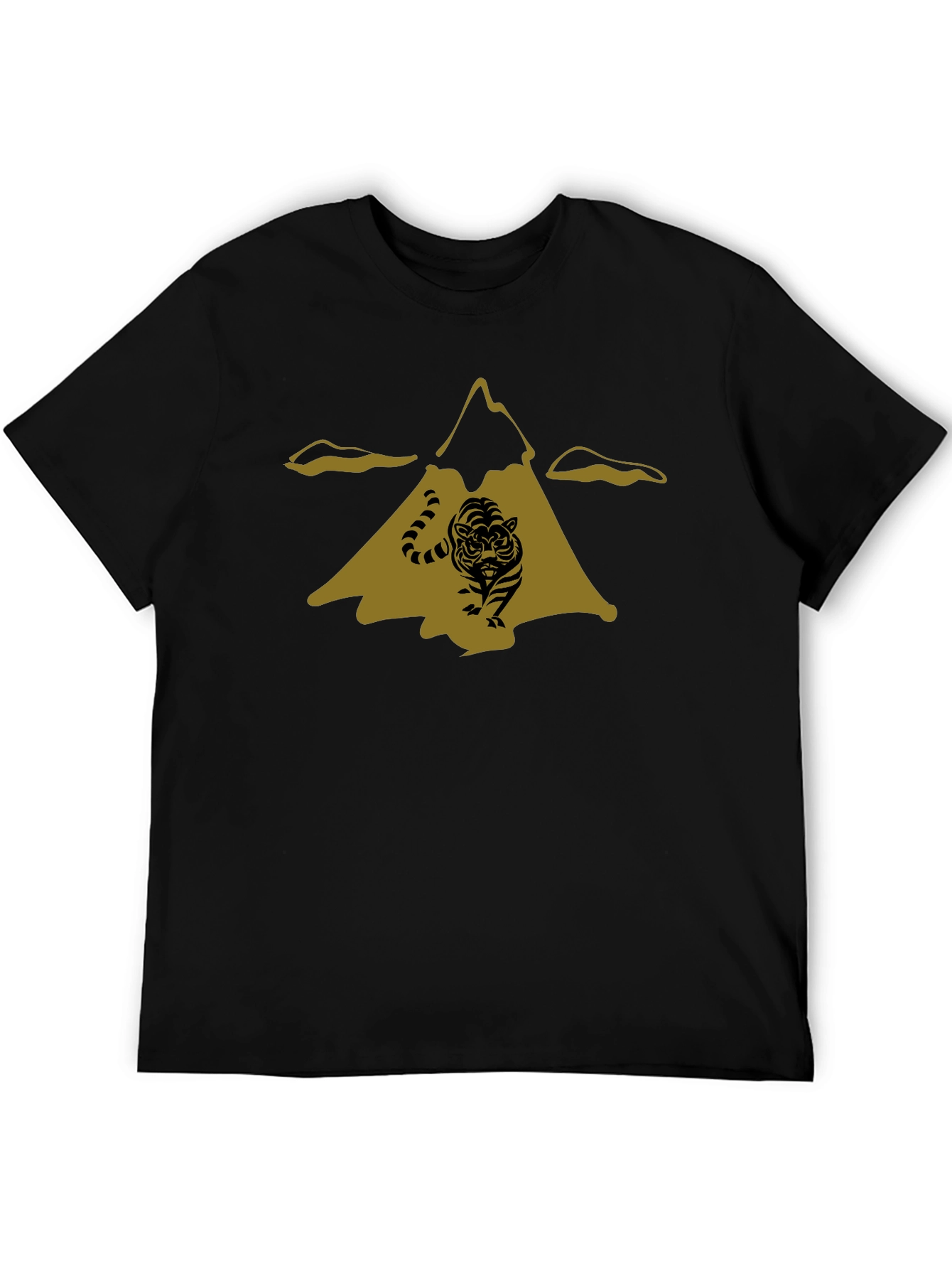 Mountain Tiger Black T-Shirt