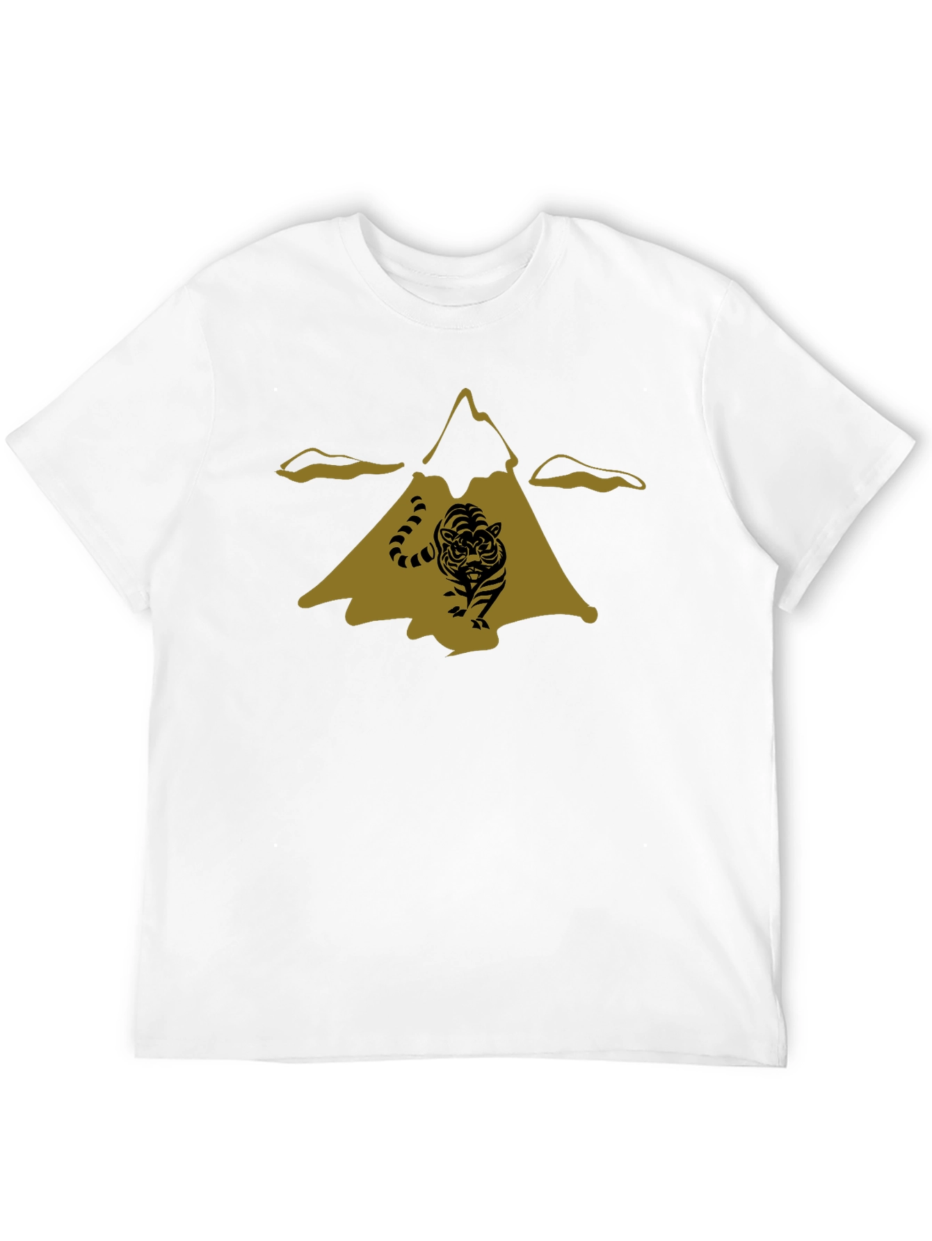 Mountain Tiger Black T-Shirt
