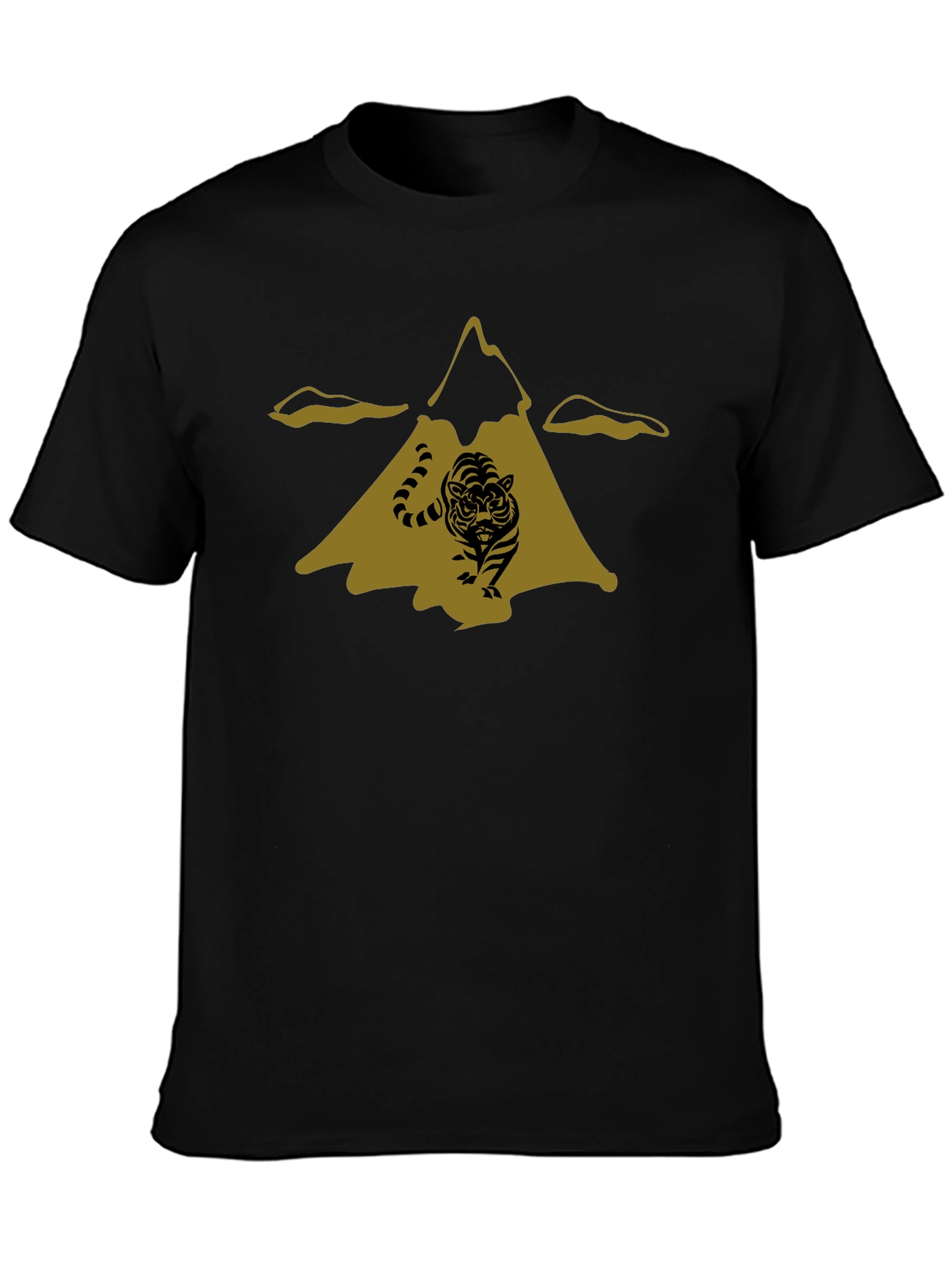 Mountain Tiger Black T-Shirt
