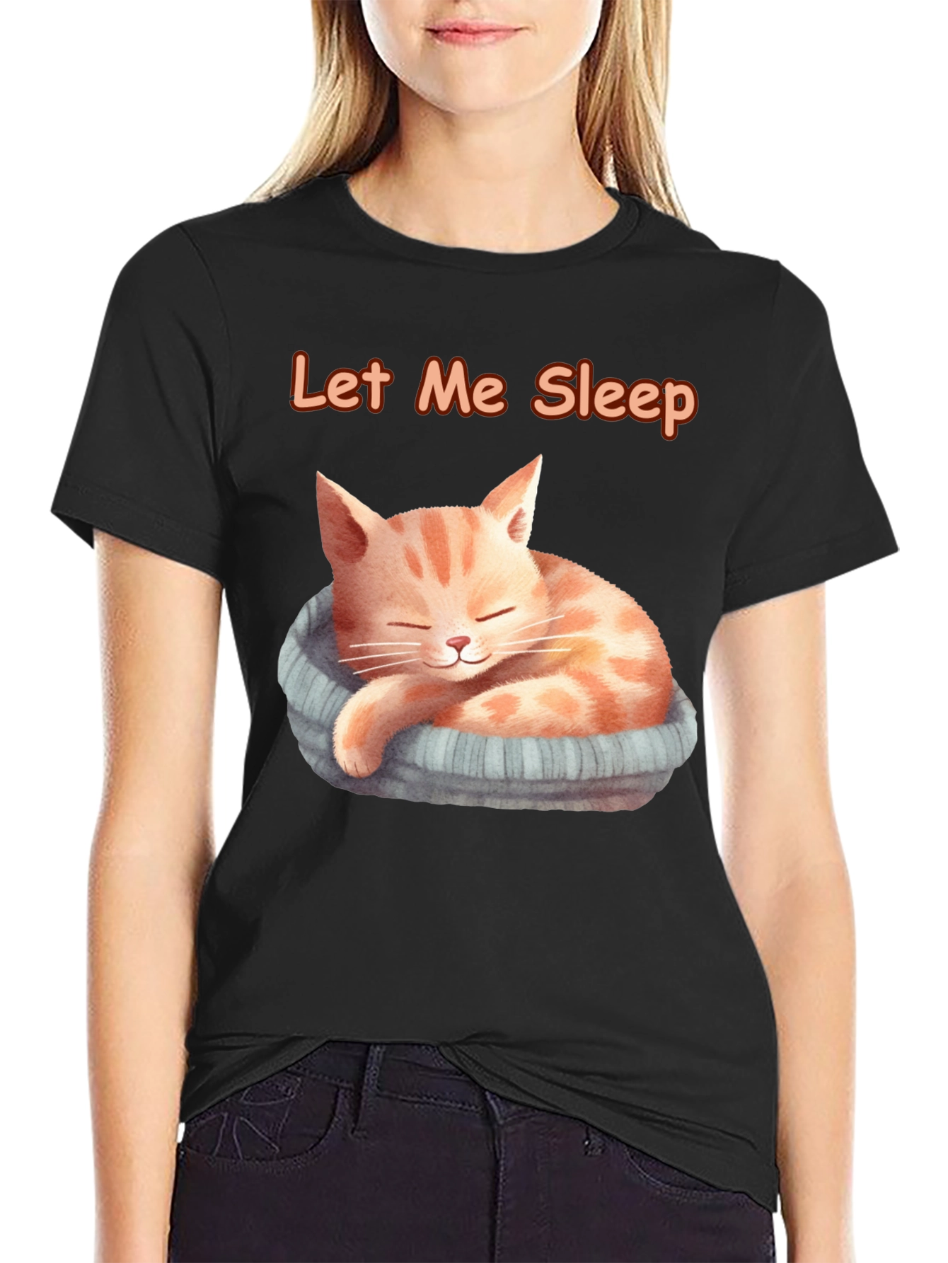Let Me Sleep Cat T-Shirt