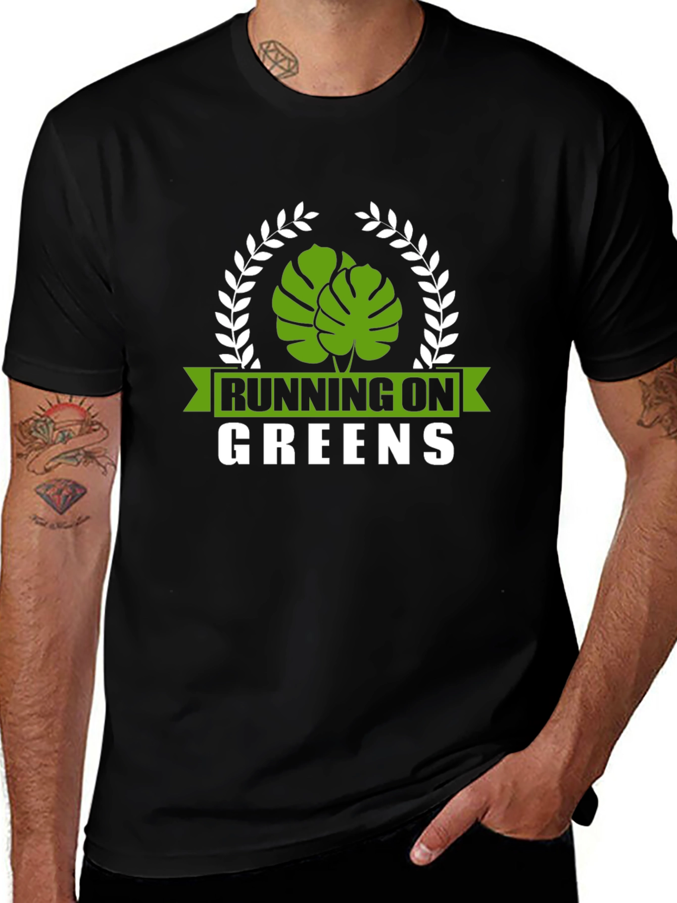 Running on Greens Graphic T-Shirt