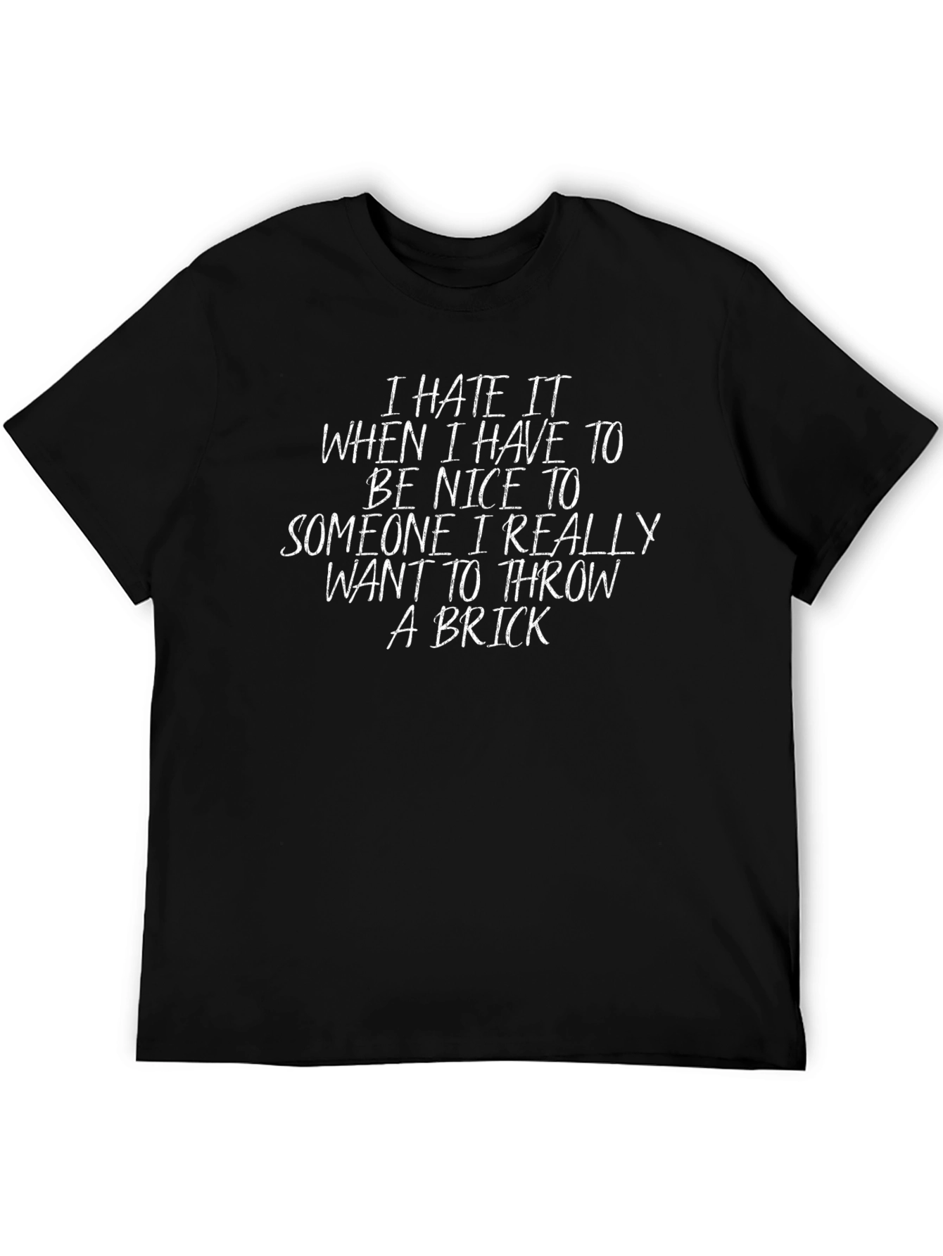 Funny Brick Throwing T-Shirt