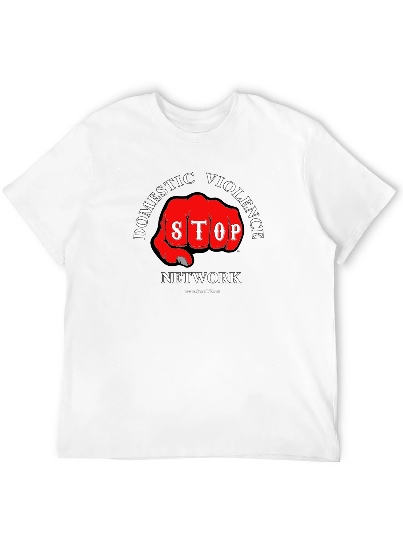 Stop Domestic Violence Network Black T-Shirt