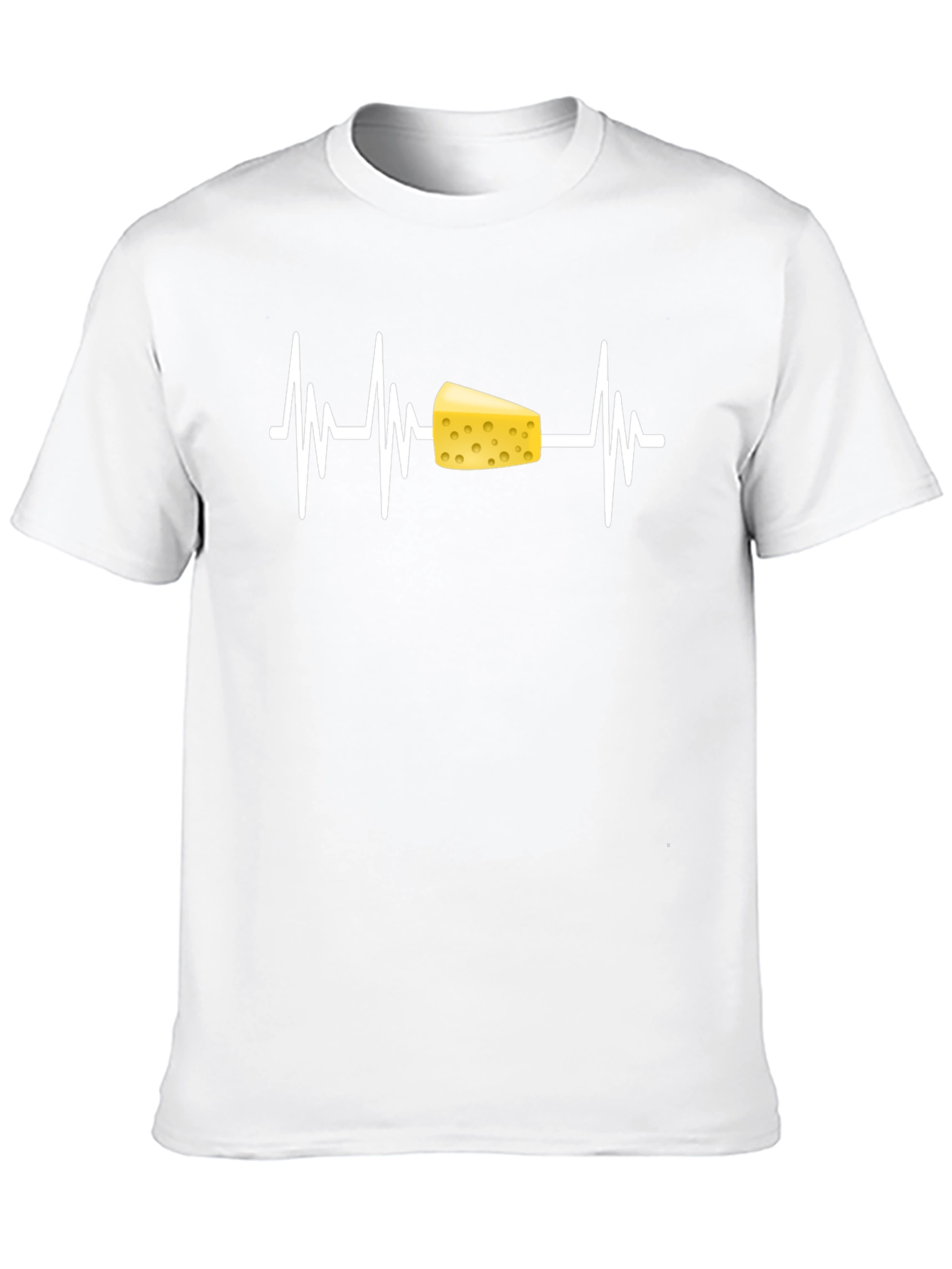 Cheese Heartbeat T-Shirt - Food Lover Tee