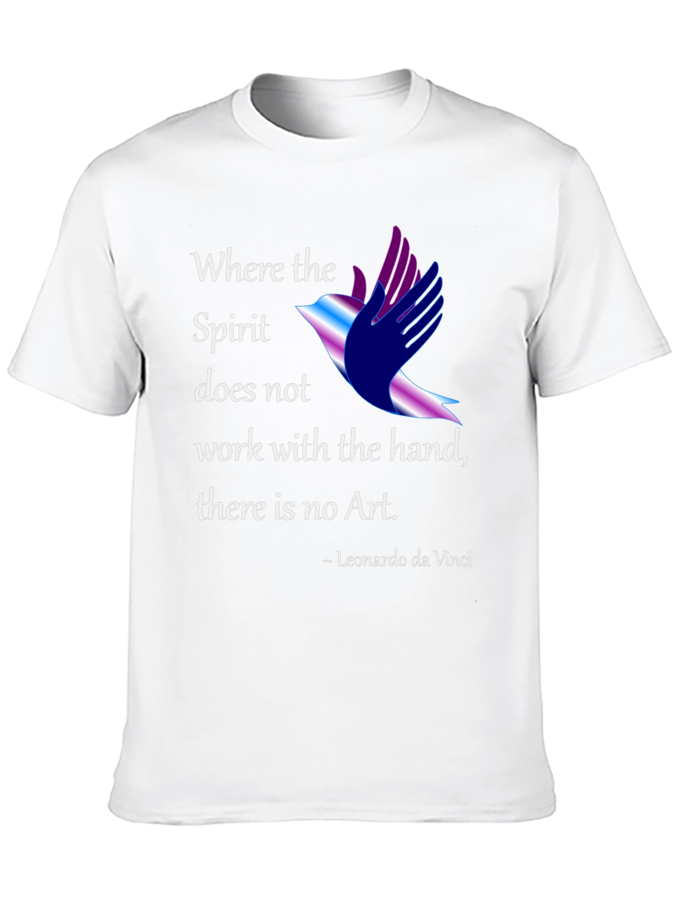 Artistic Leonardo Da Vinci Graphic T-Shirt