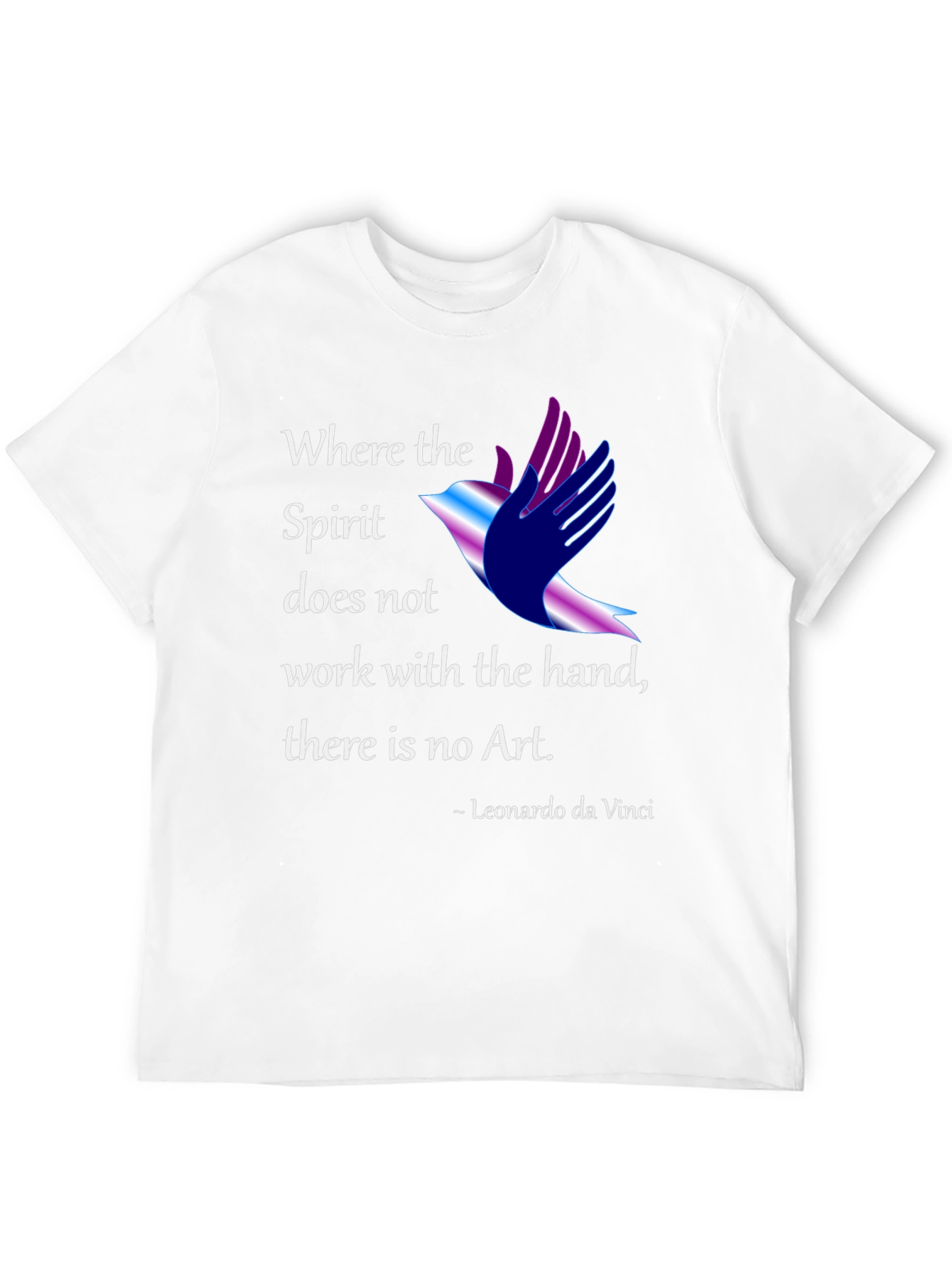 Artistic Leonardo Da Vinci Graphic T-Shirt