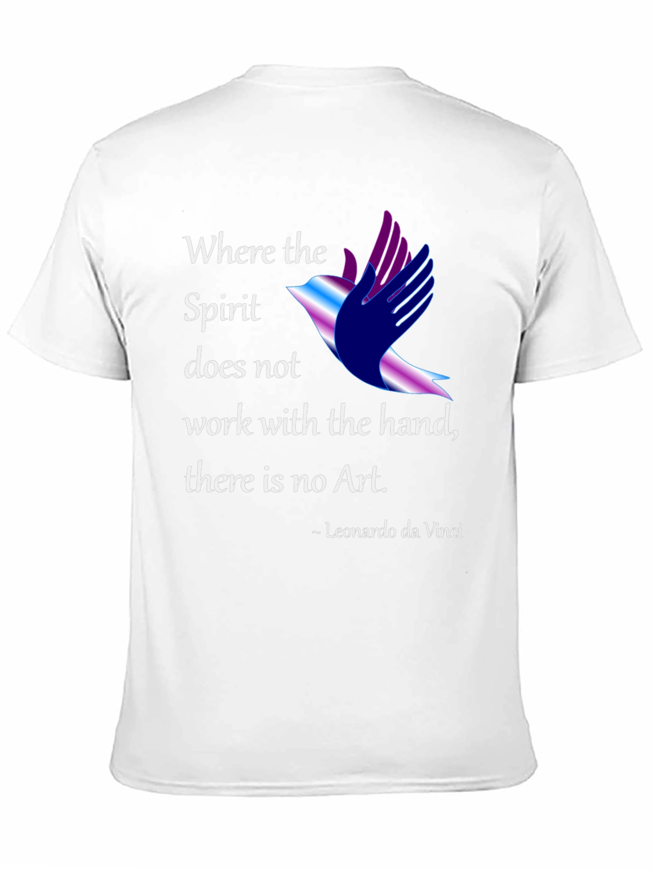 Artistic Leonardo Da Vinci Graphic T-Shirt