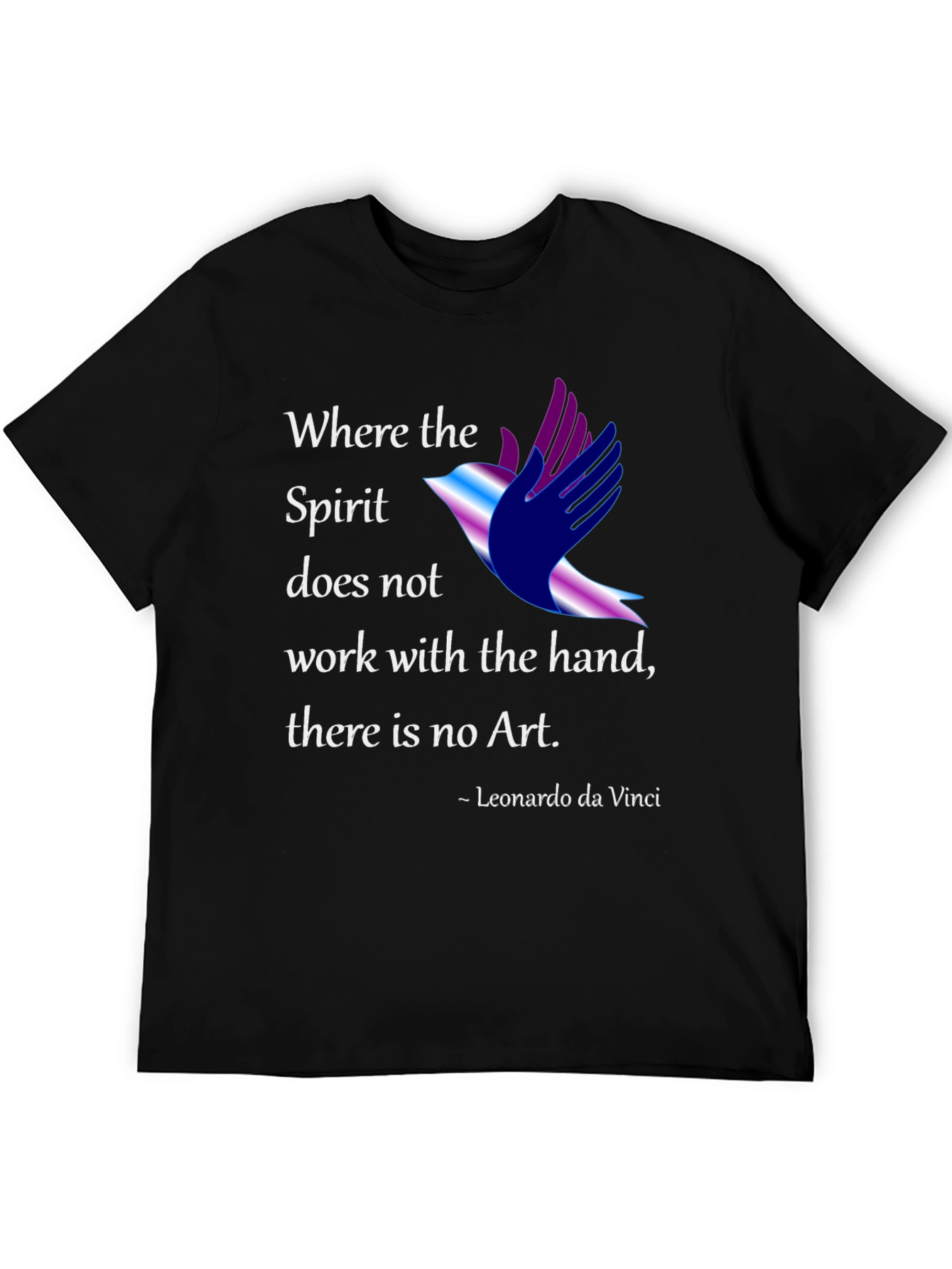 Artistic Leonardo Da Vinci Graphic T-Shirt