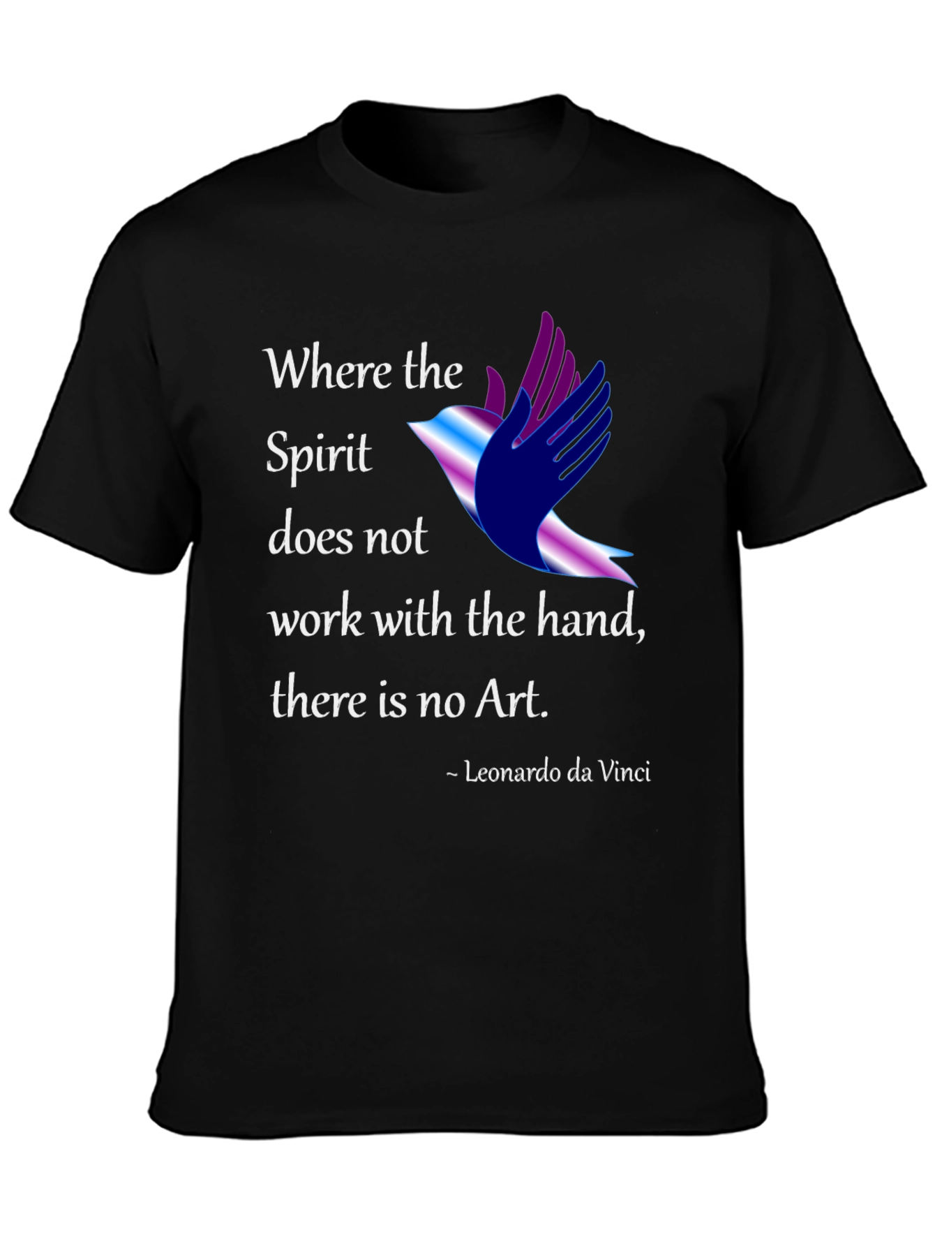 Artistic Leonardo Da Vinci Graphic T-Shirt