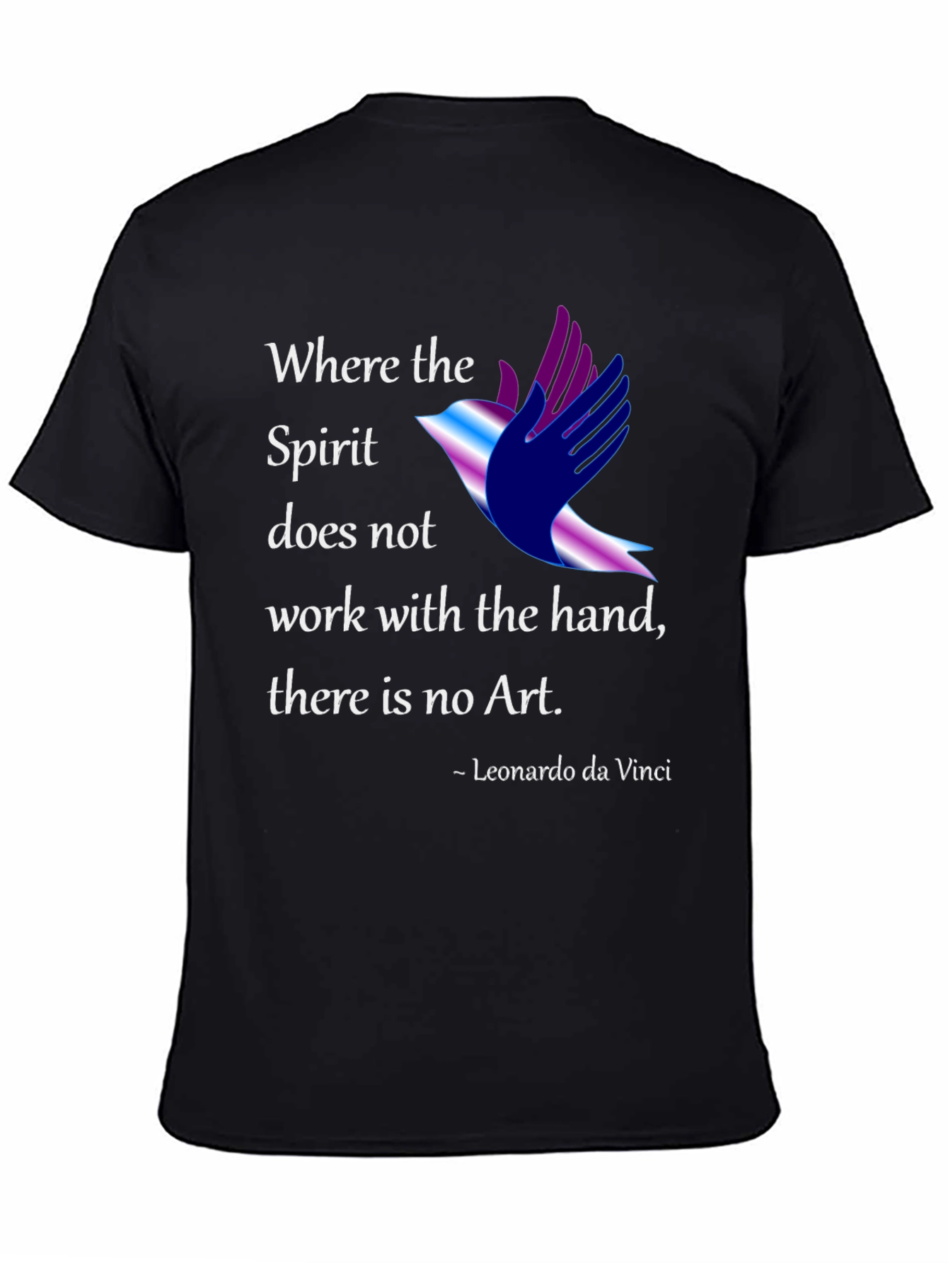 Artistic Leonardo Da Vinci Graphic T-Shirt