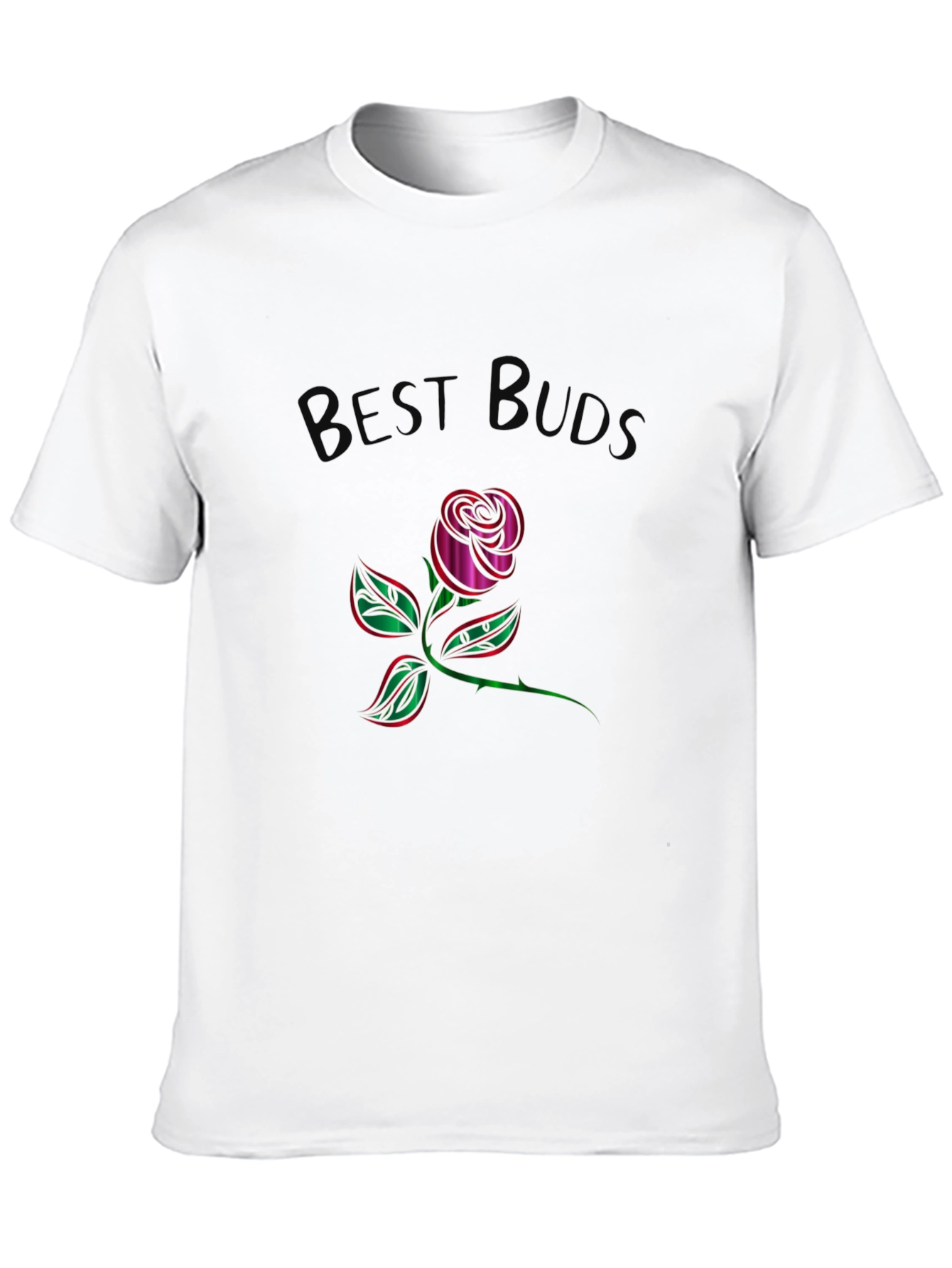 Best Buds Rose Graphic T-Shirt