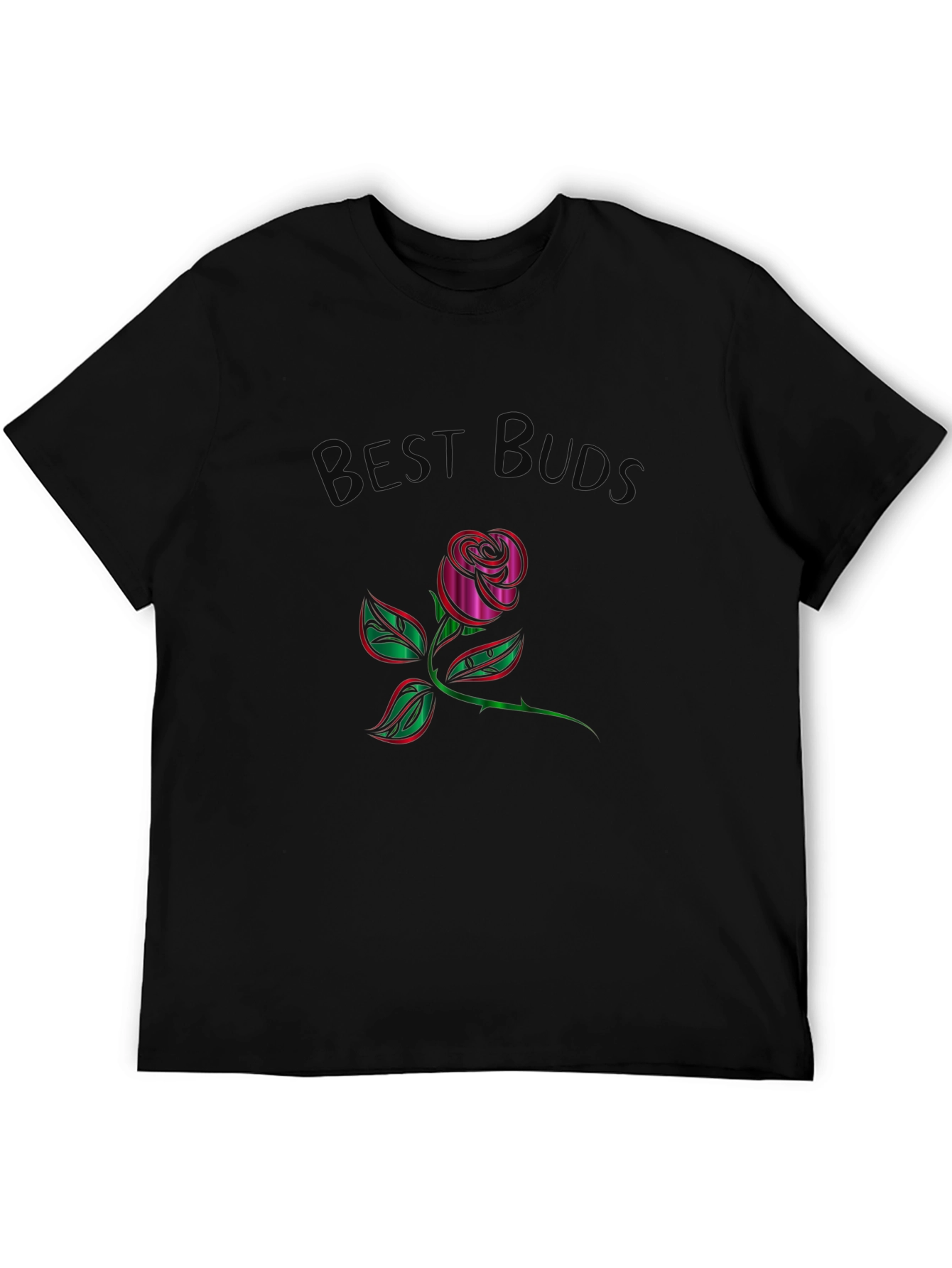 Best Buds Rose Graphic T-Shirt