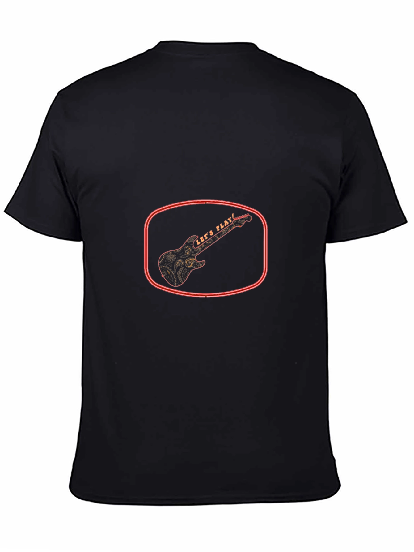 Lets Play Graphic Tee - Black