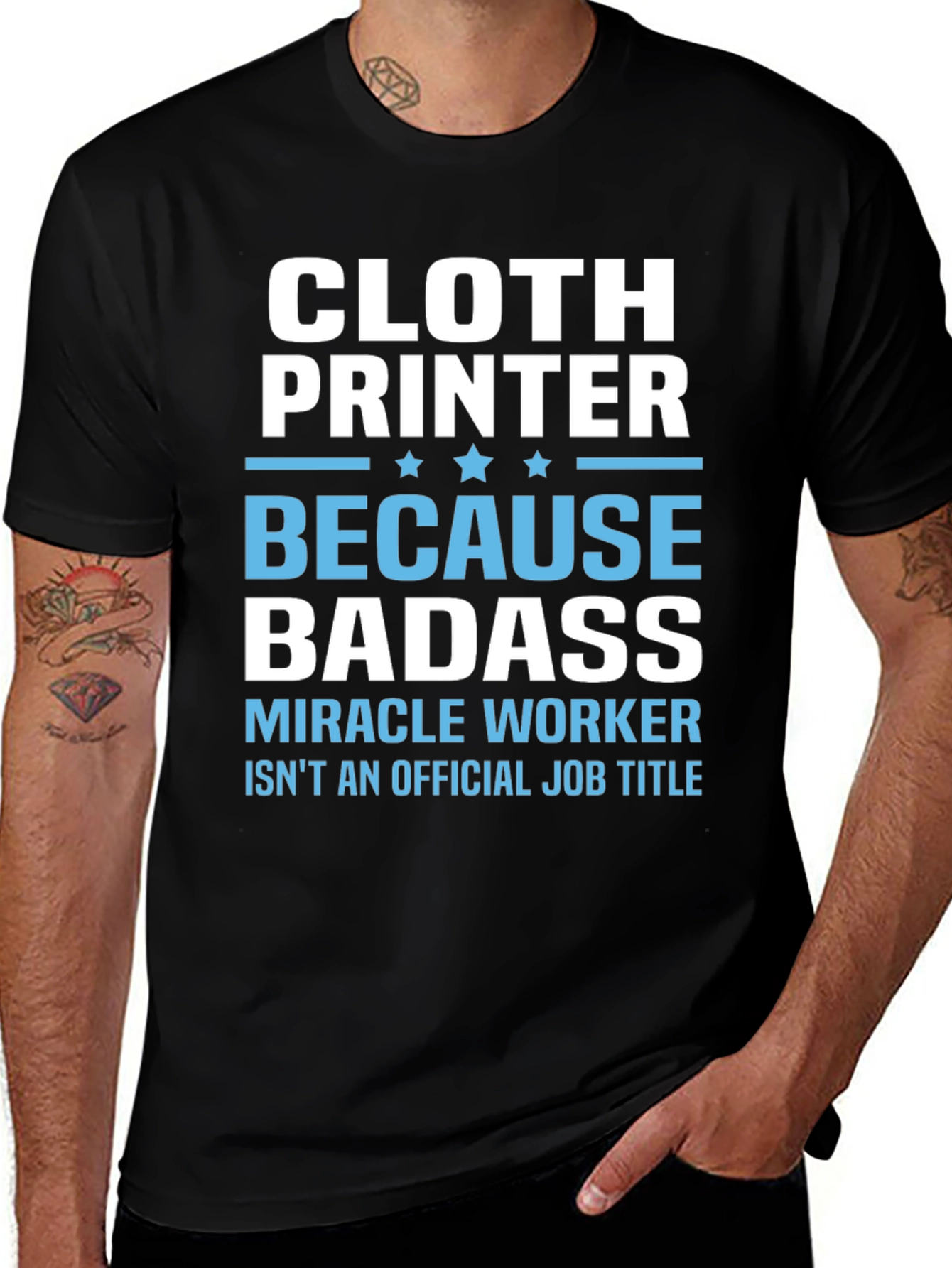 Cloth Printer Badass T-Shirt