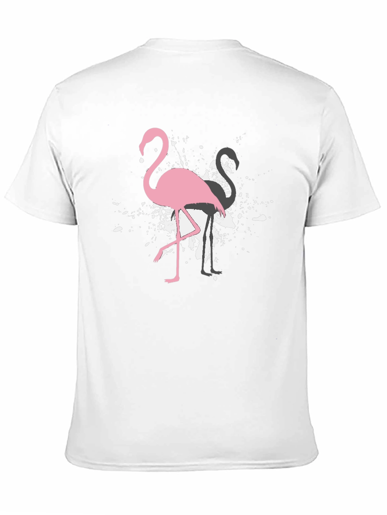 Flamingo Graphic Tee - Stylish Black T-Shirt