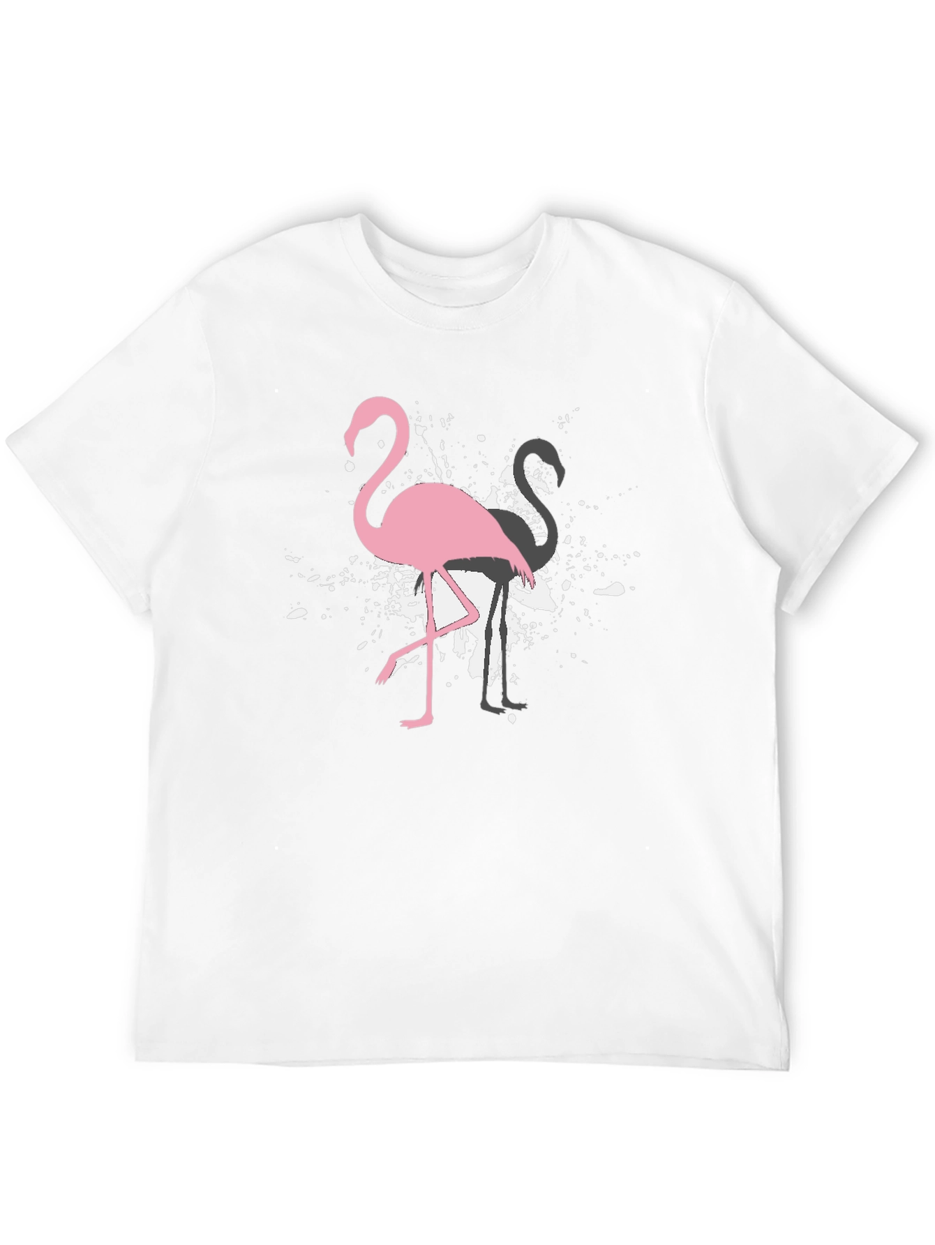 Flamingo Graphic Tee - Stylish Black T-Shirt